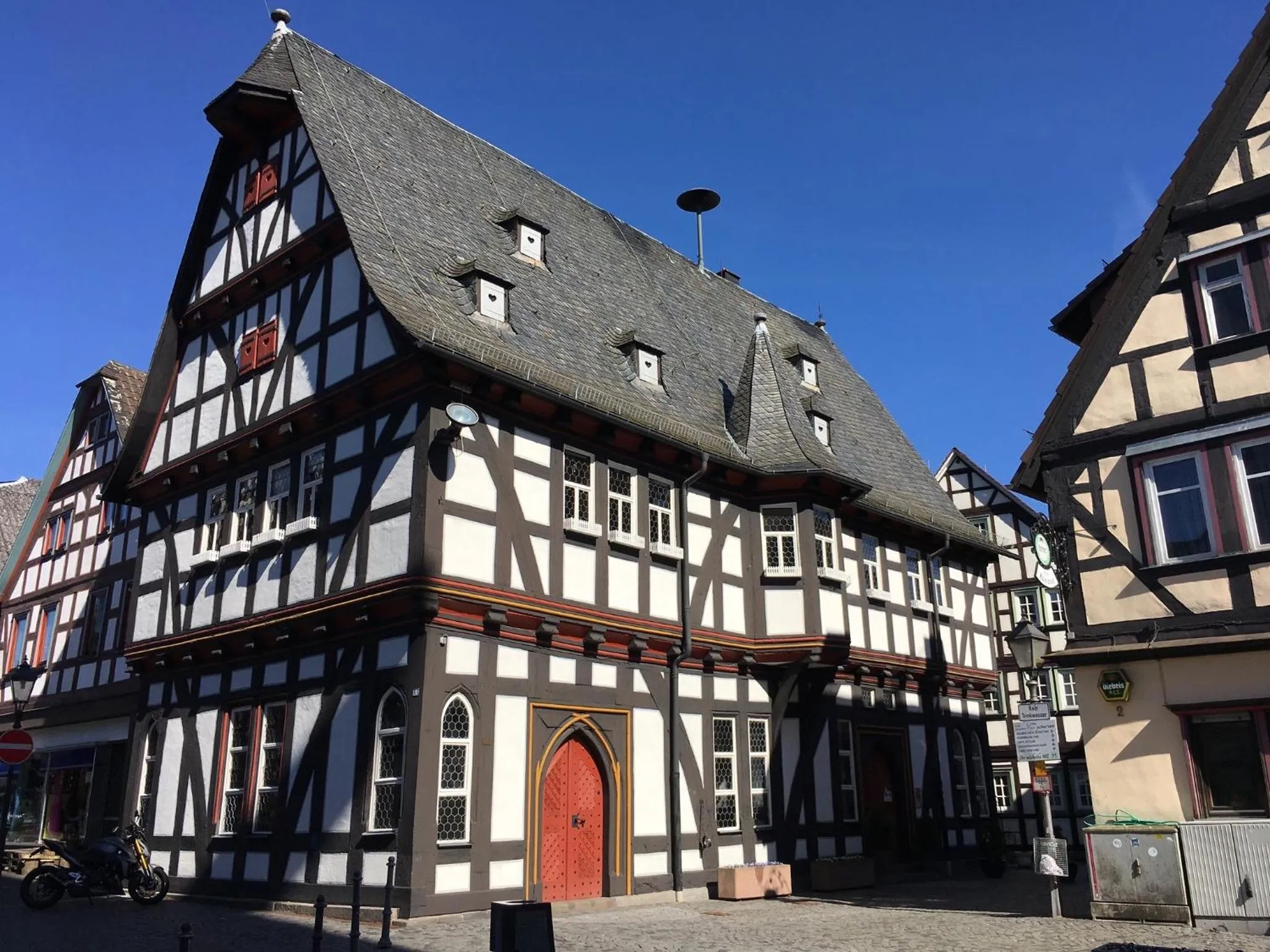 City view in Hotel im Hochzeitshaus