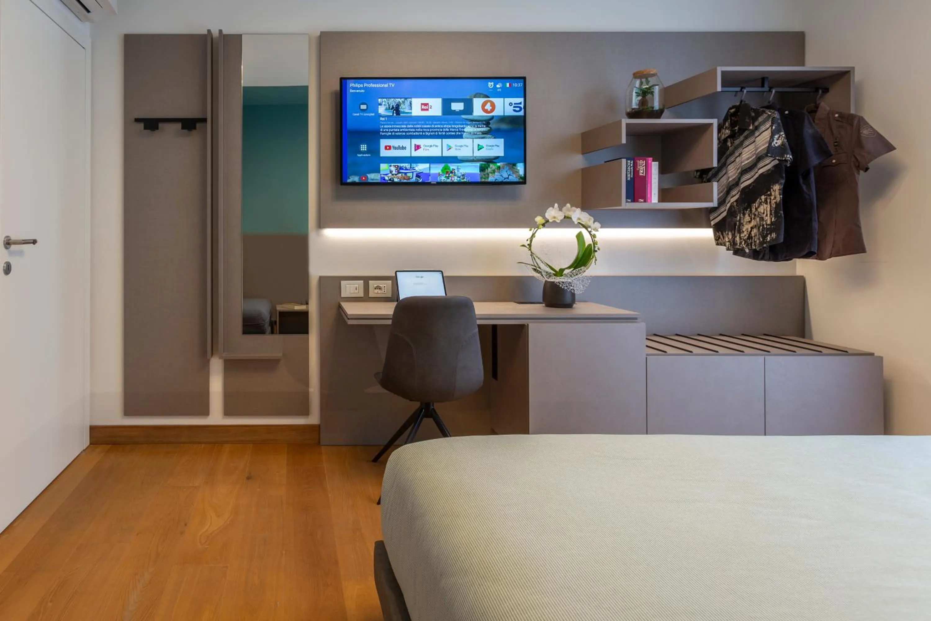 Bedroom, Bed in Habitat Guest House