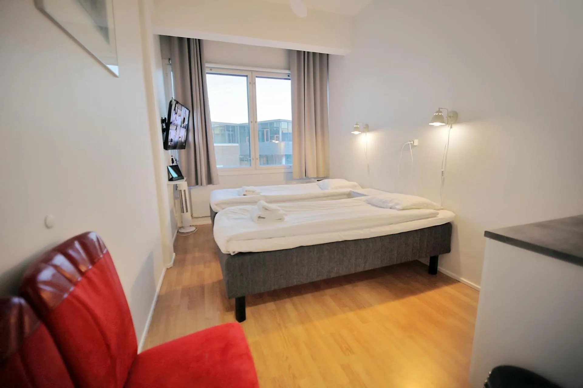 Bedroom, Bed in Hotelli Kerava