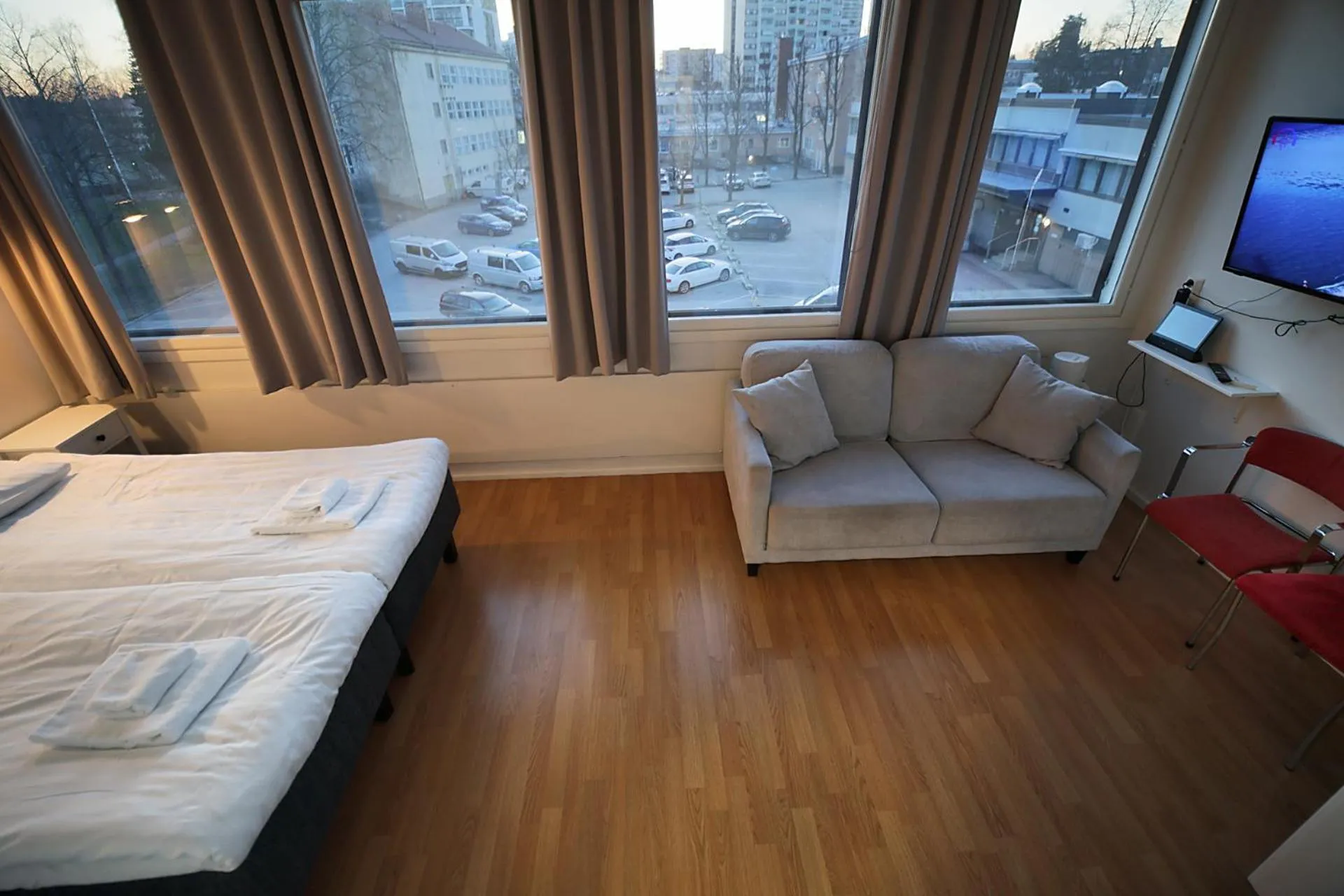 Bedroom, Bed in Hotelli Kerava