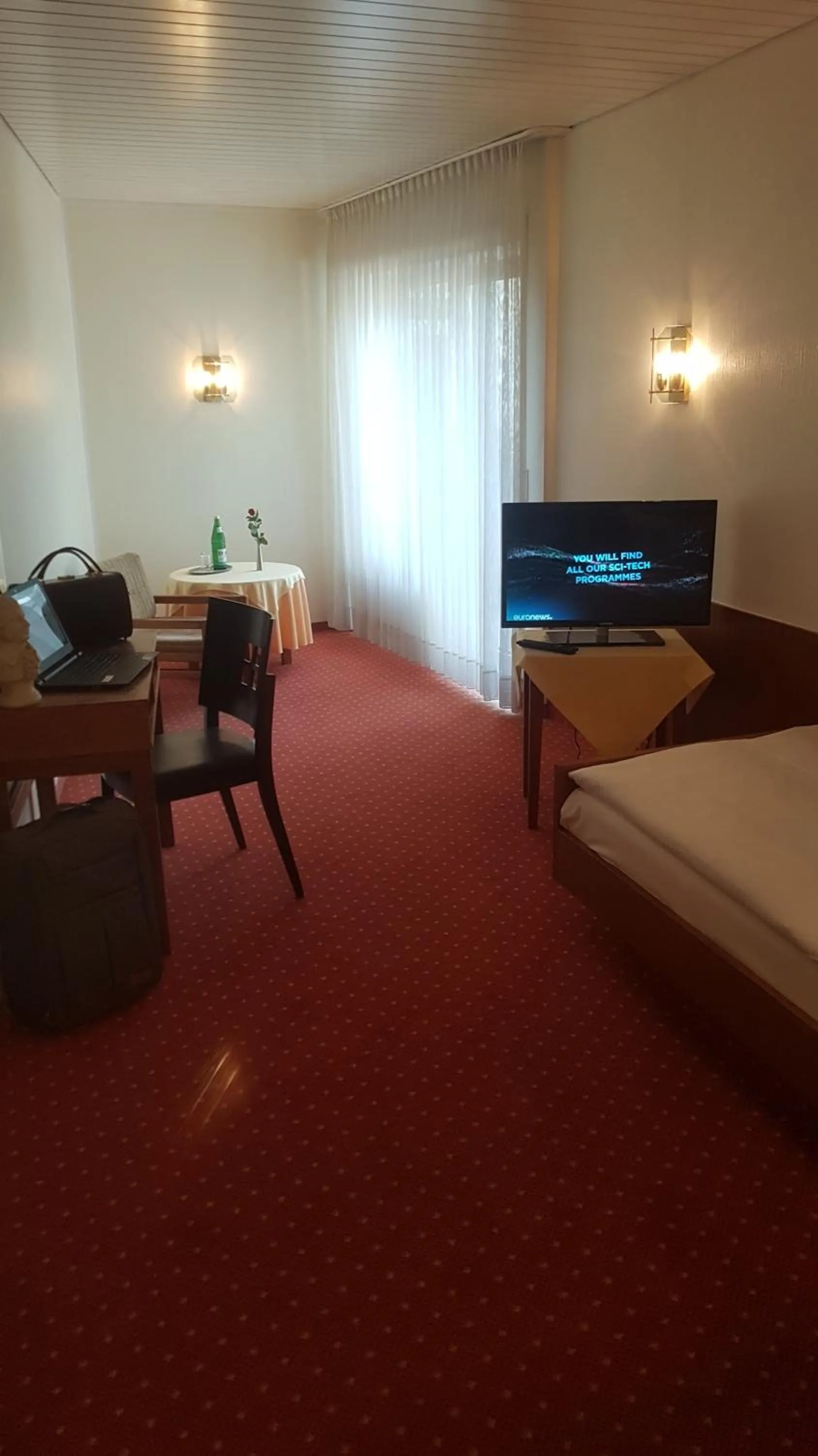 Bed in Hotel Restaurant Rothkopf