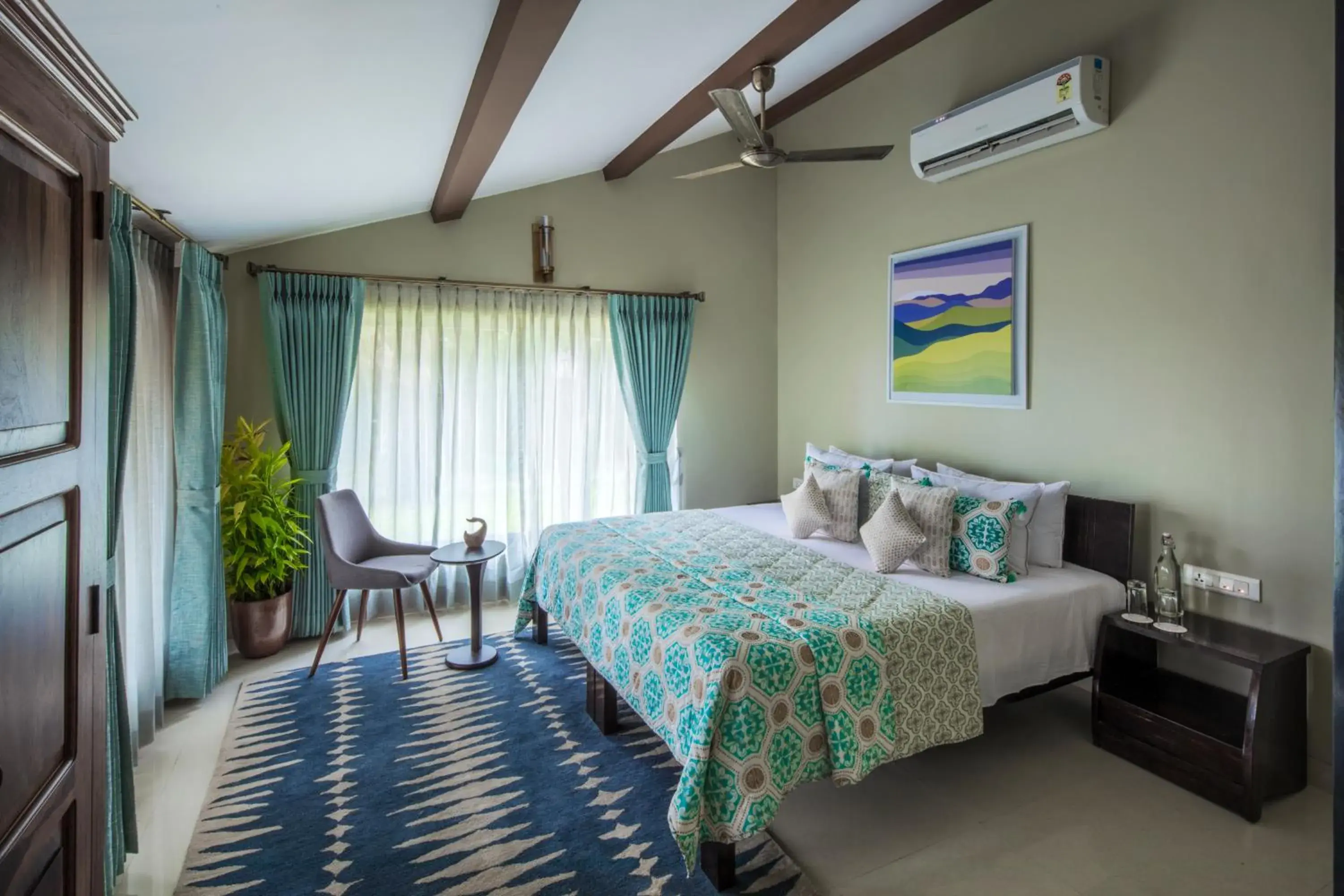 Bedroom, Bed in amã Stays & Sluice House Lonavala Bedroom, Bed in amã Stays & Sluice House Lonavala