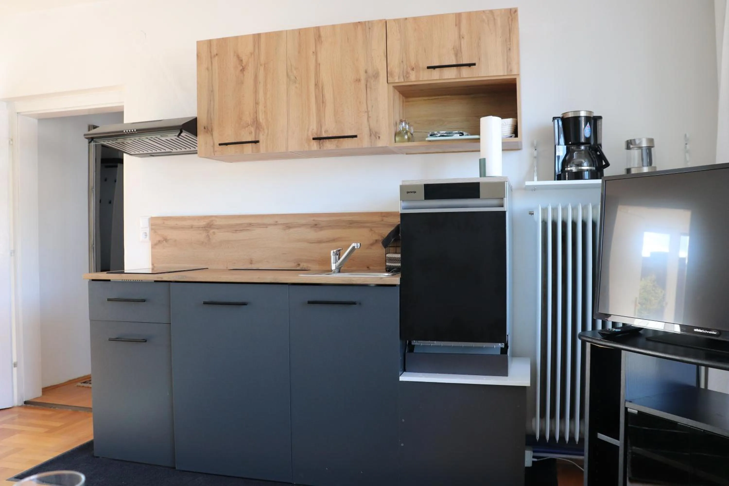 Kitchen or kitchenette in Gasthof Lend-Platzl