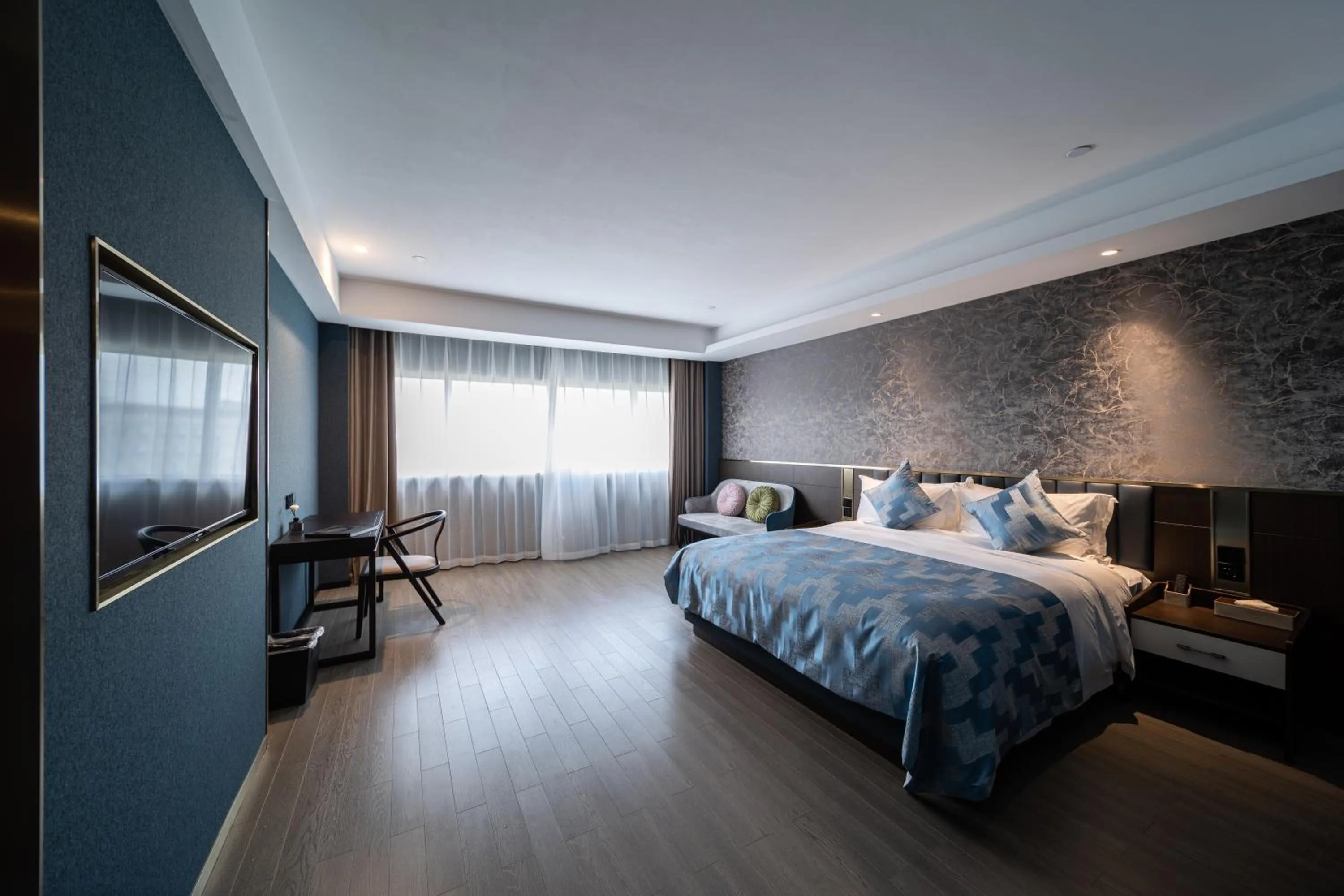 Bed in Dijing Hotel Shanghai