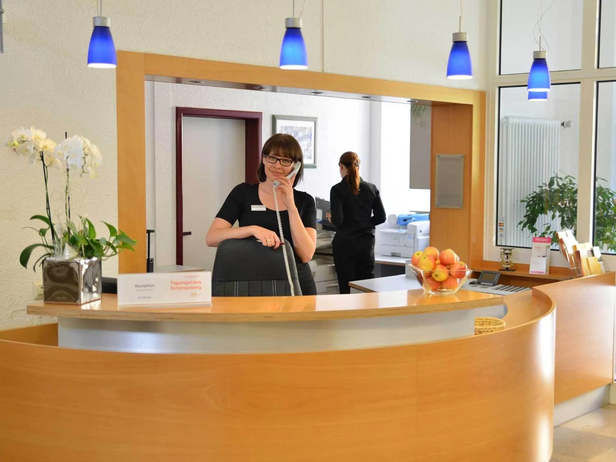 Lobby or reception in Tagungshaus Schönenberg
