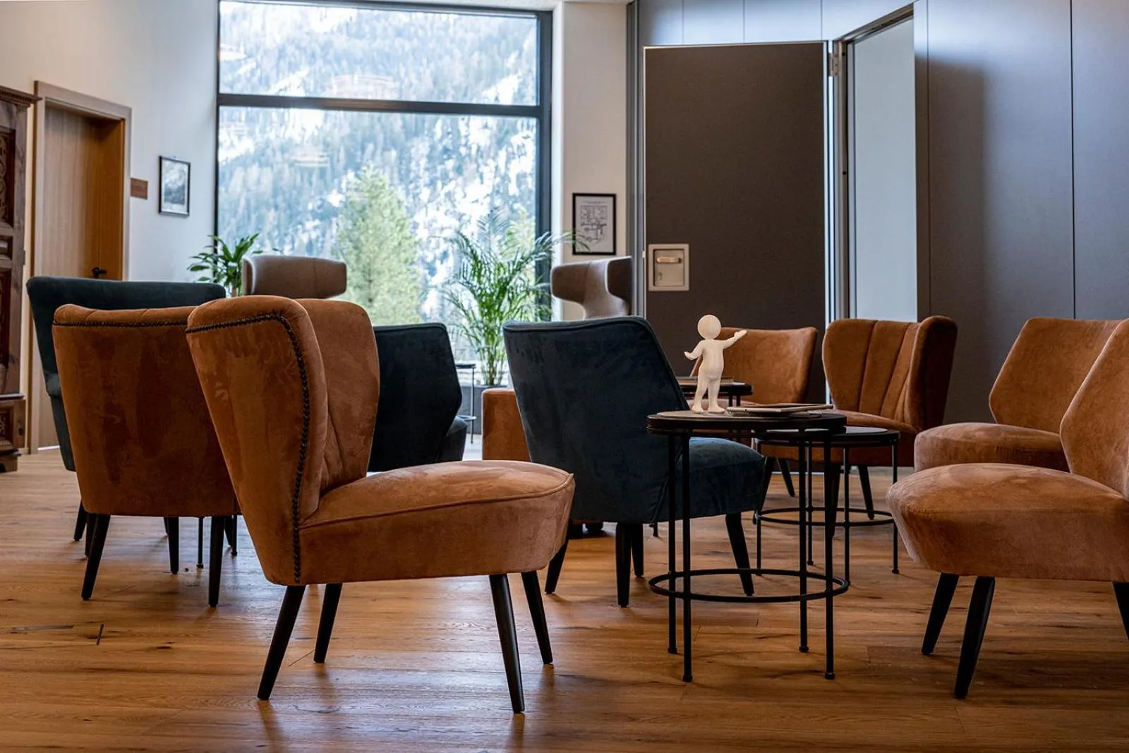 Seating area in Das Unterrain Lifestyle Hotel