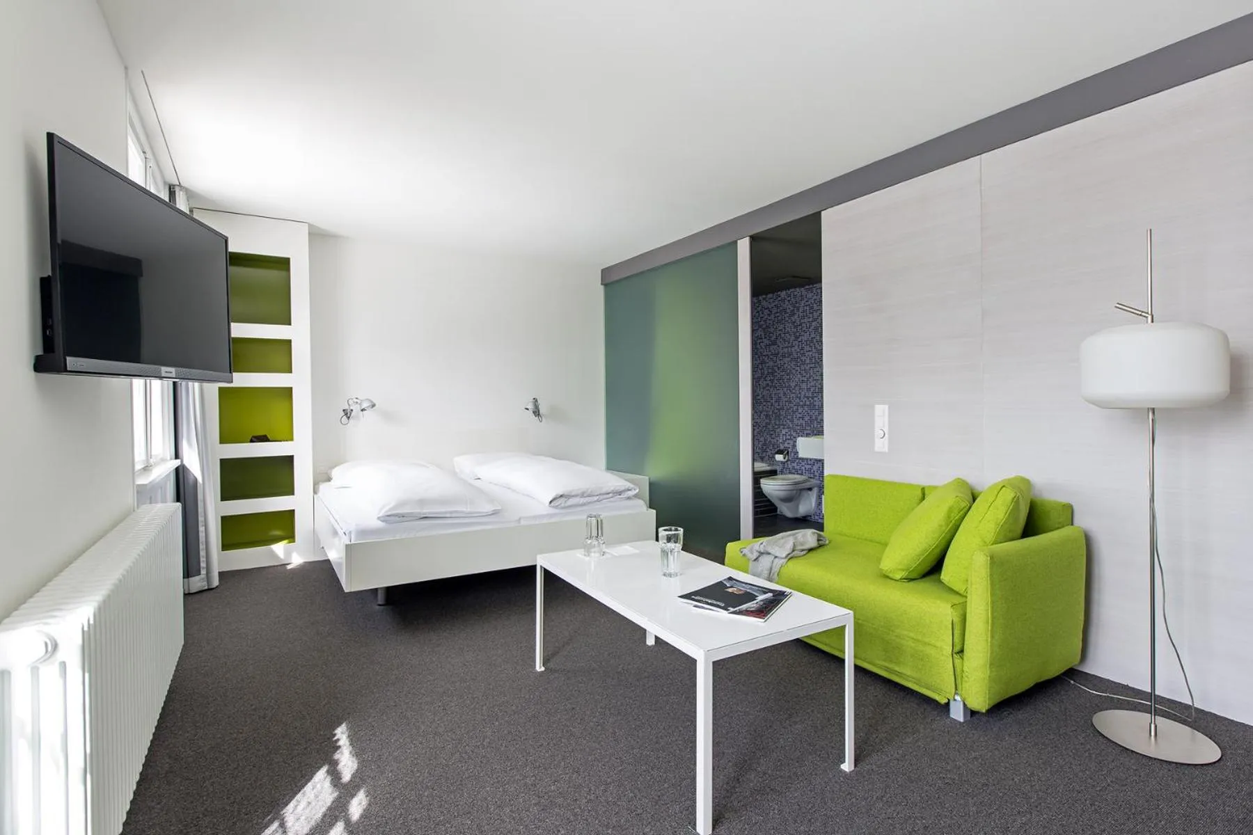 Bed in Hotel Castell