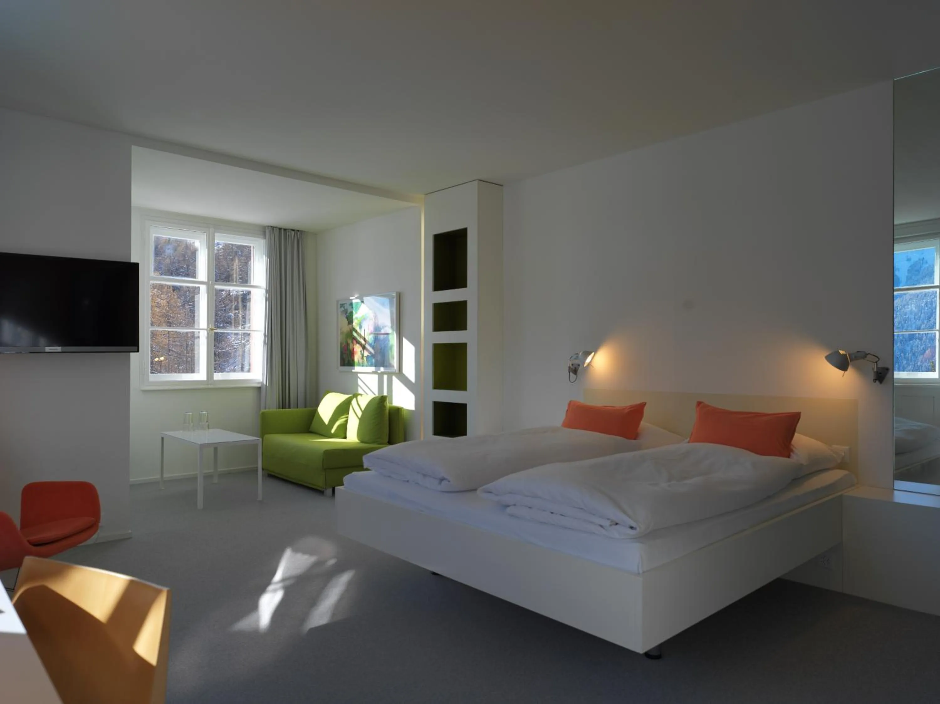 Bed in Hotel Castell