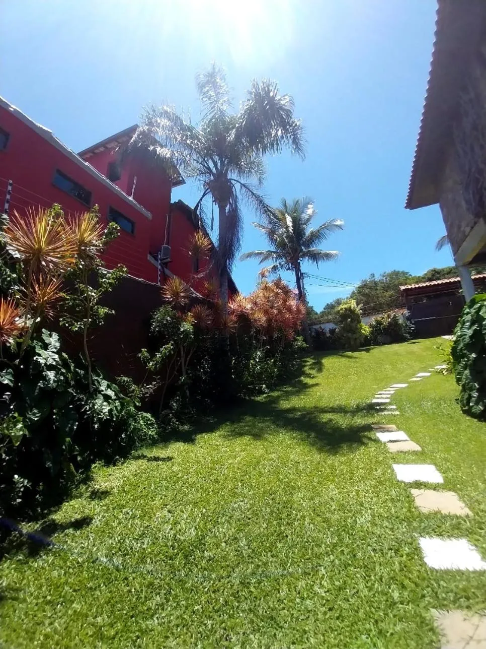 Garden view in Namorada Brava Guest House