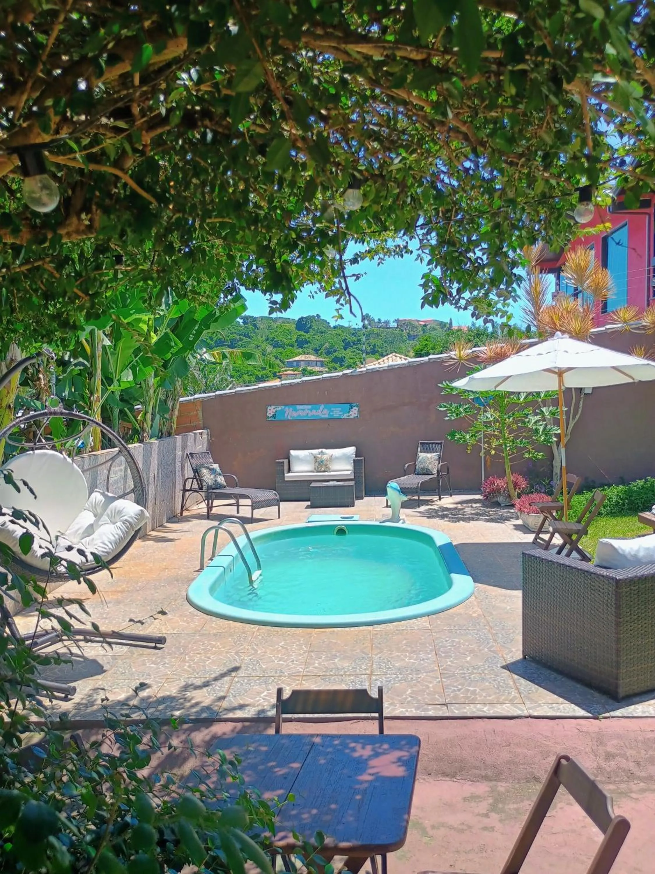 Patio in Namorada Brava Guest House