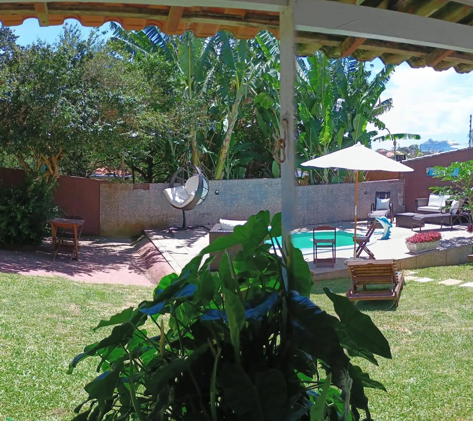 Garden in Namorada Brava Guest House