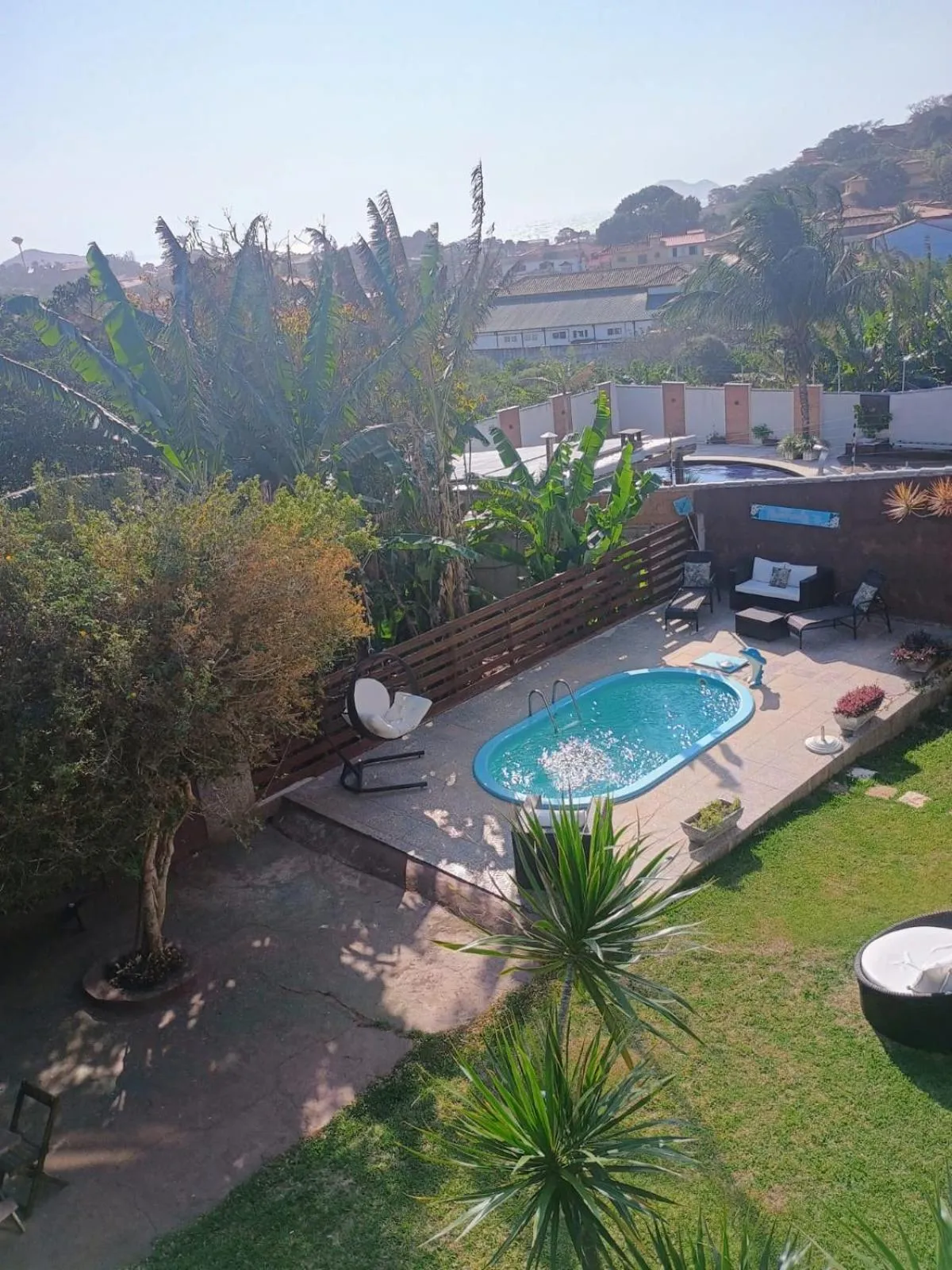 Pool view in Namorada Brava Guest House