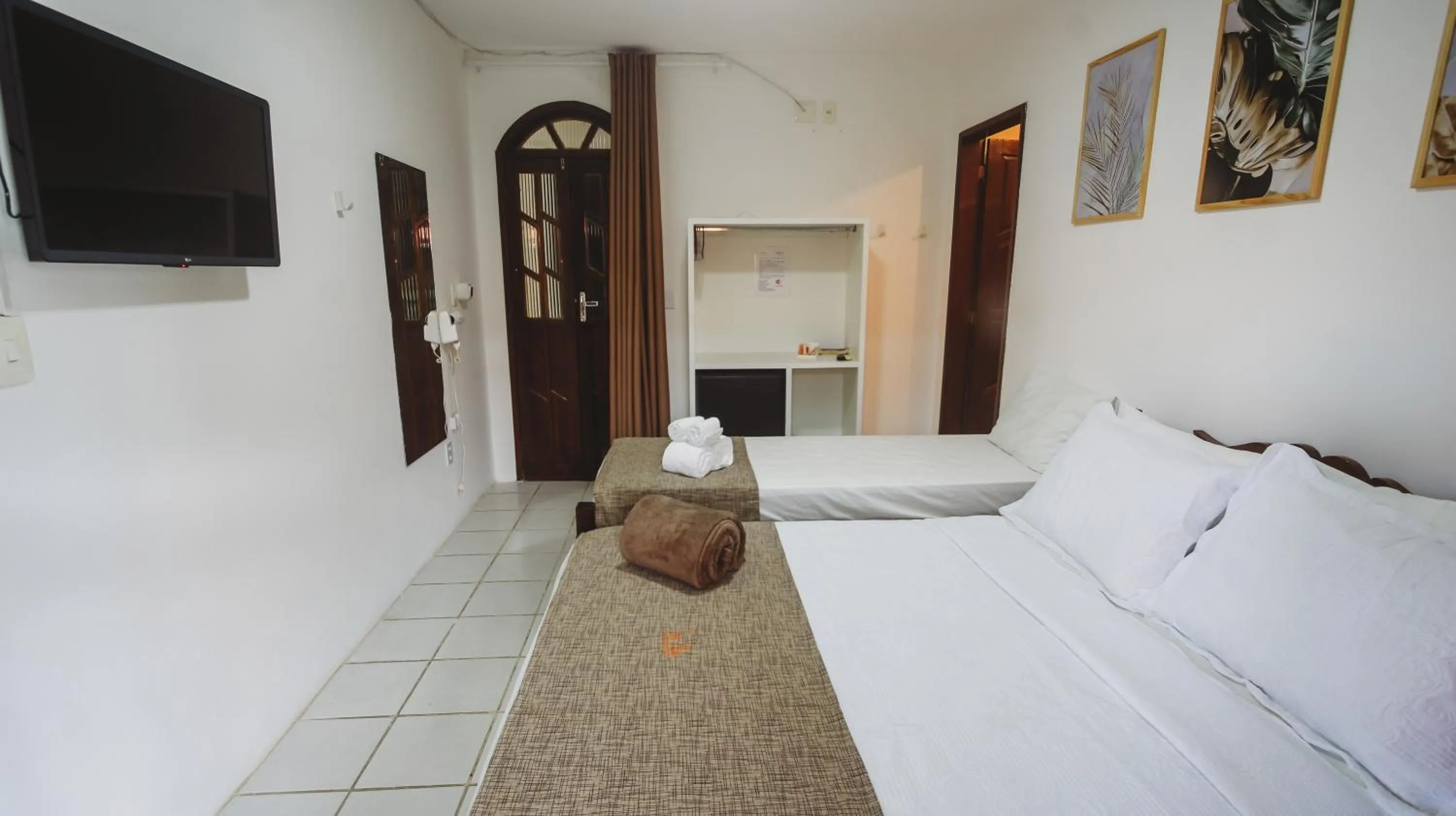 Bed in Pousada e Restaurante Tia Lita