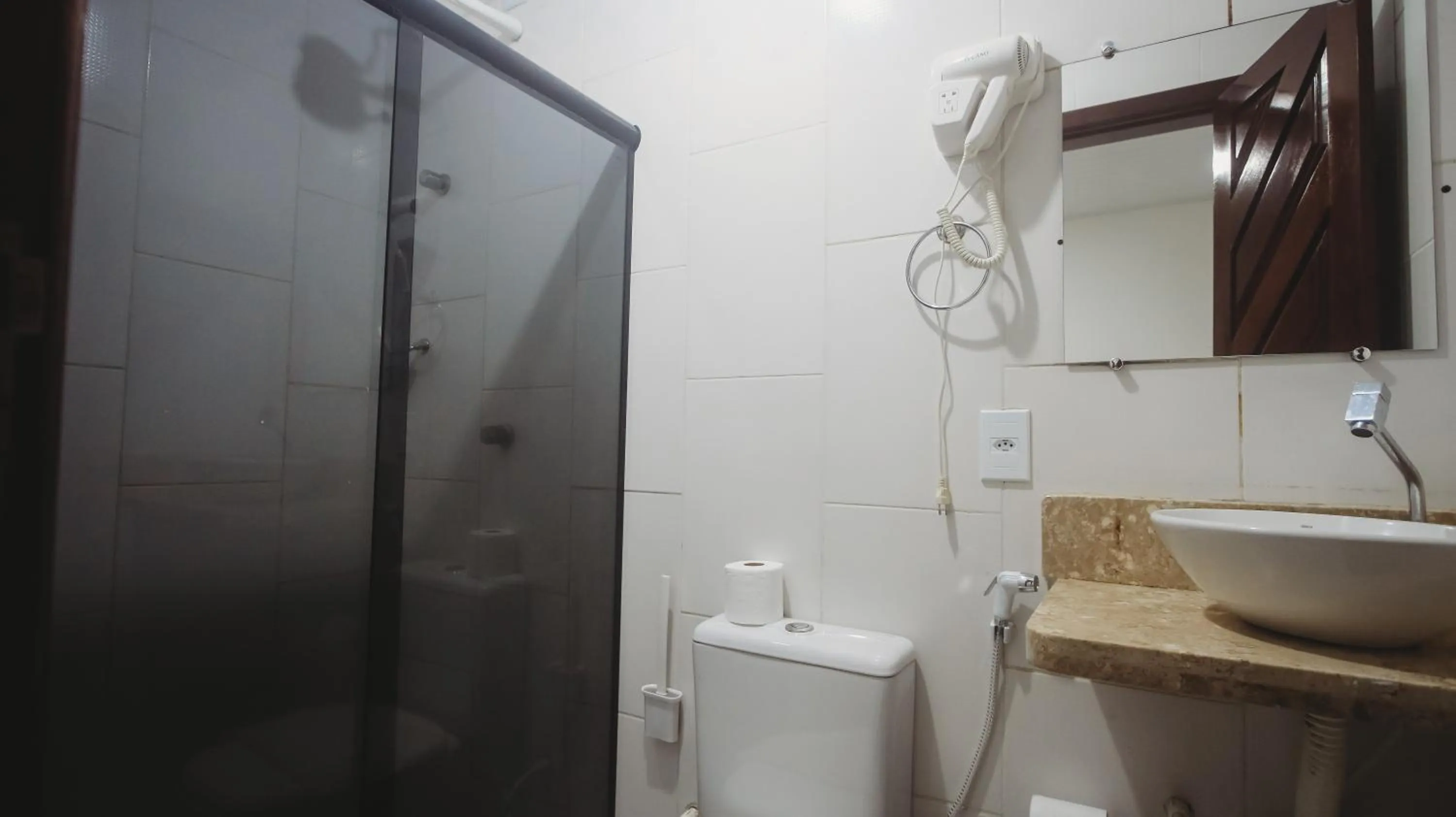 Shower in Pousada e Restaurante Tia Lita