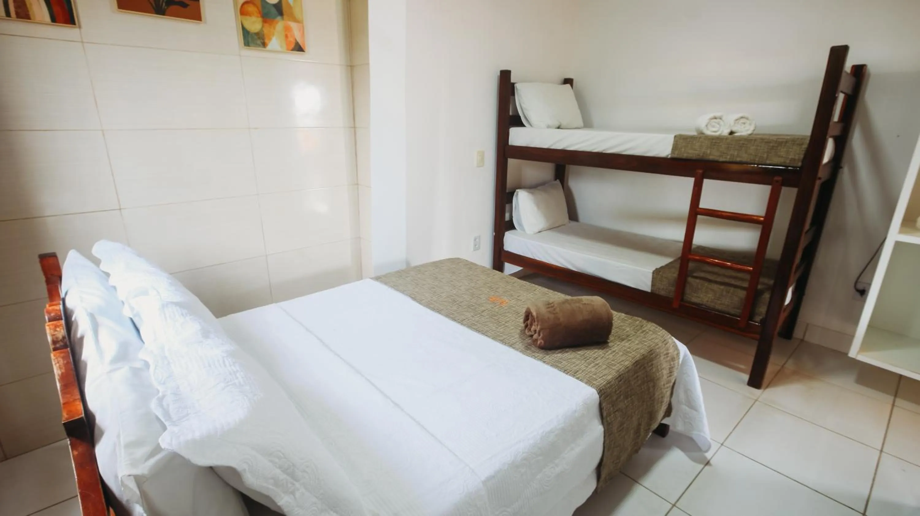 Bed in Pousada e Restaurante Tia Lita