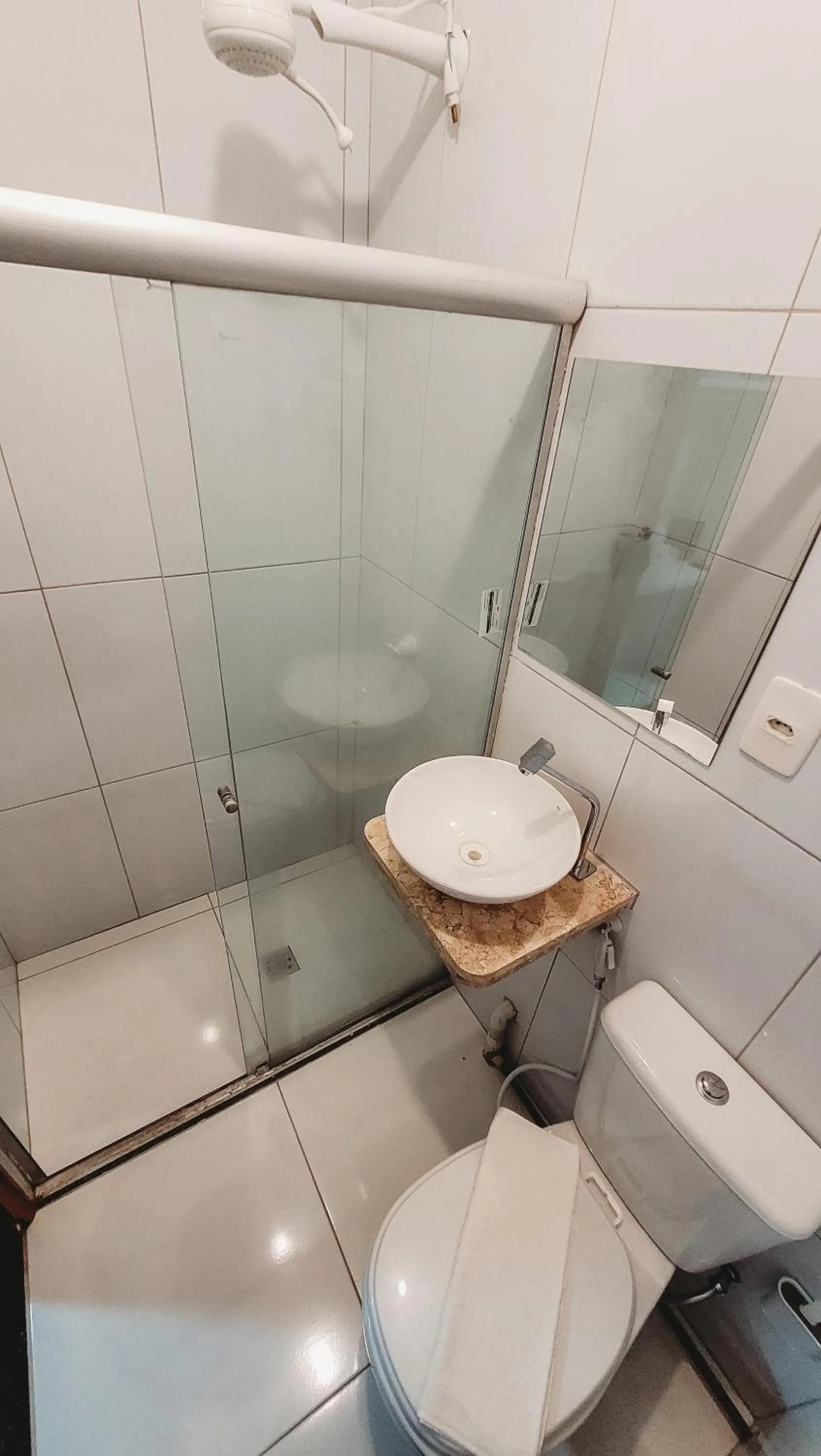 Shower in Pousada e Restaurante Tia Lita