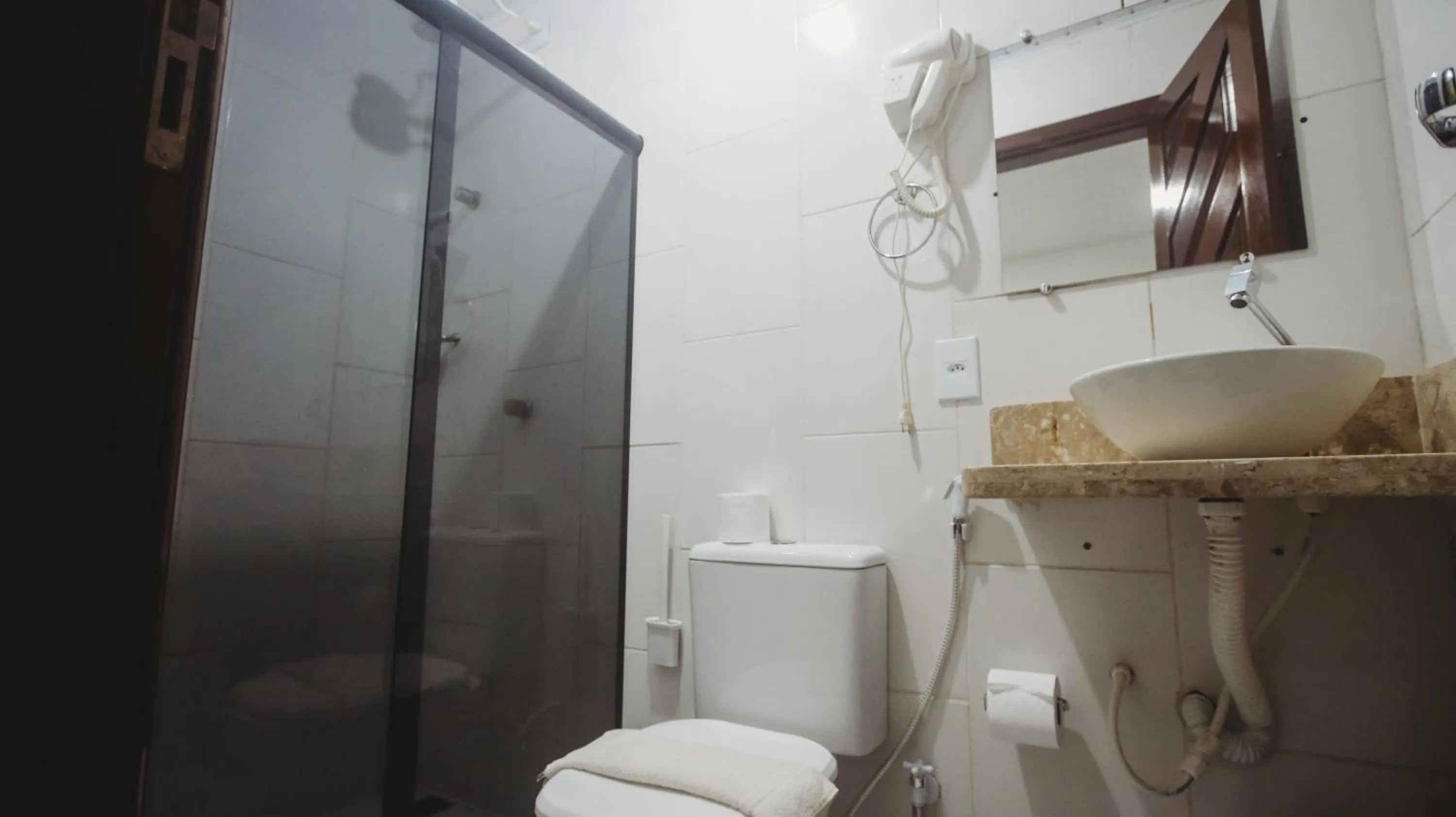 Shower in Pousada e Restaurante Tia Lita