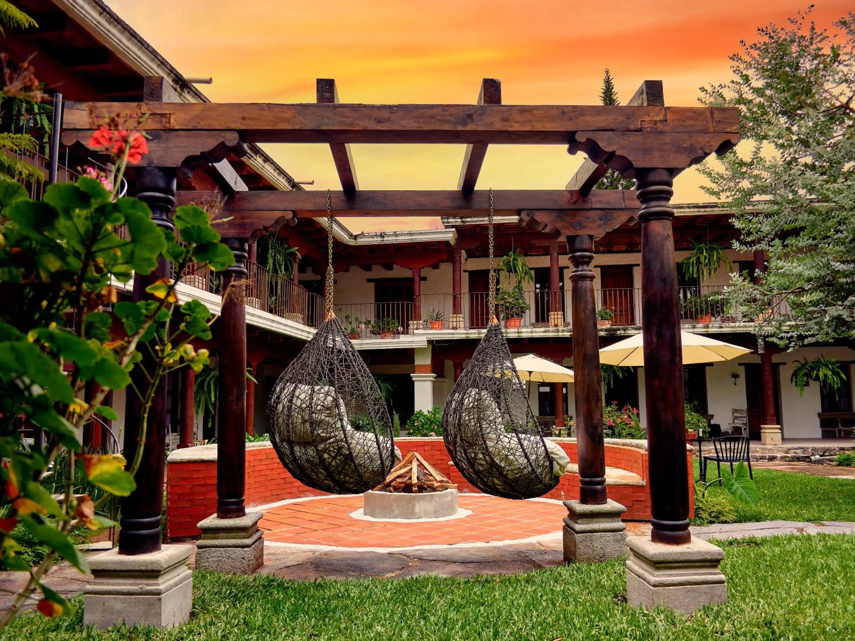 Garden view in Hotel Cacique Real