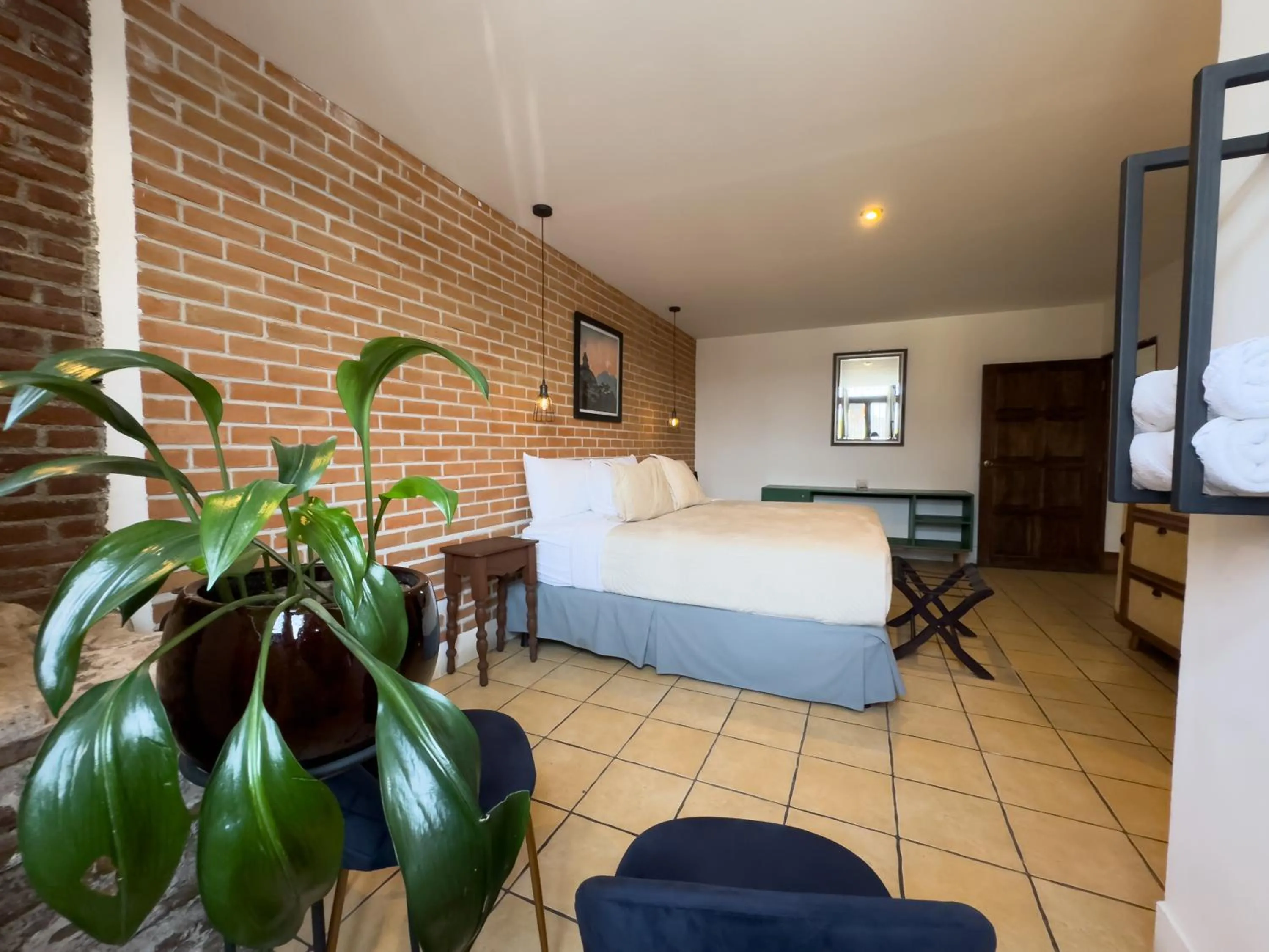 Bed in Hotel Cacique Real