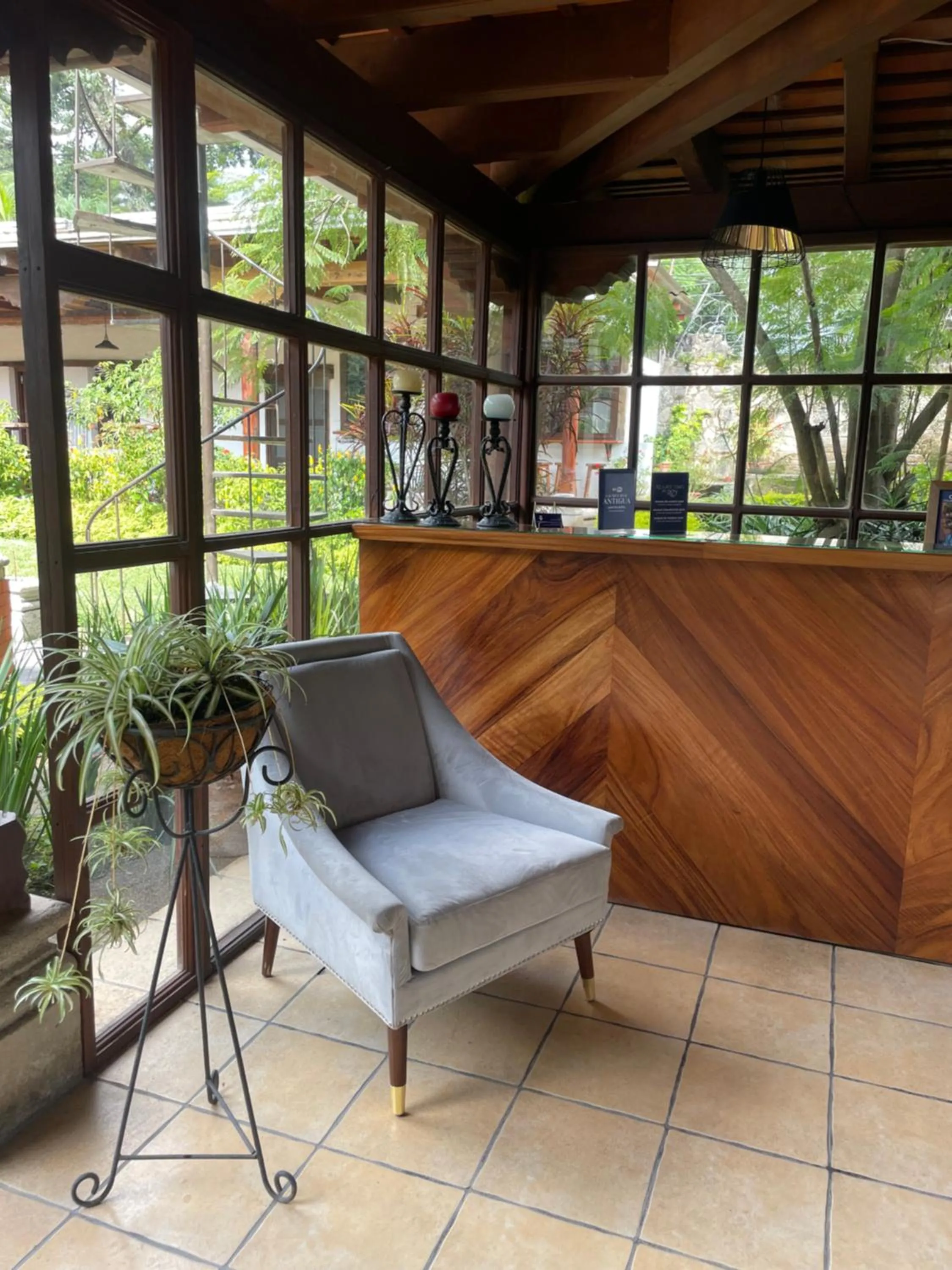 Lobby or reception in Hotel Cacique Real