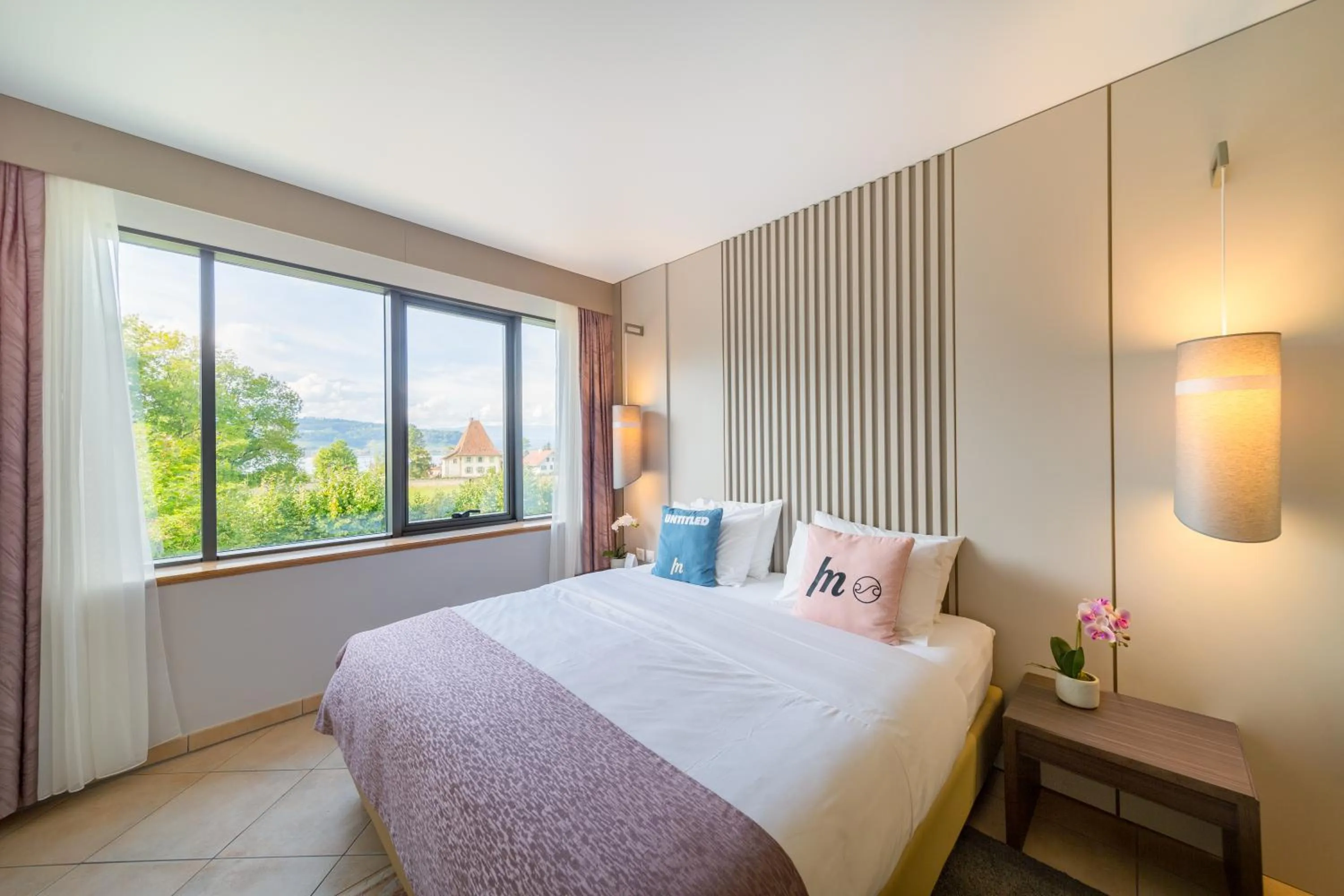 Bed in SeePark Hotel Murten