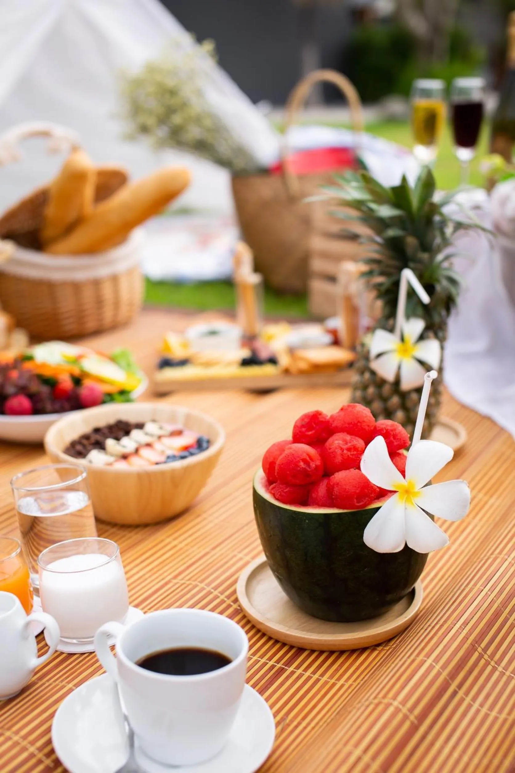 Food close-up in The Canale Samui Resort