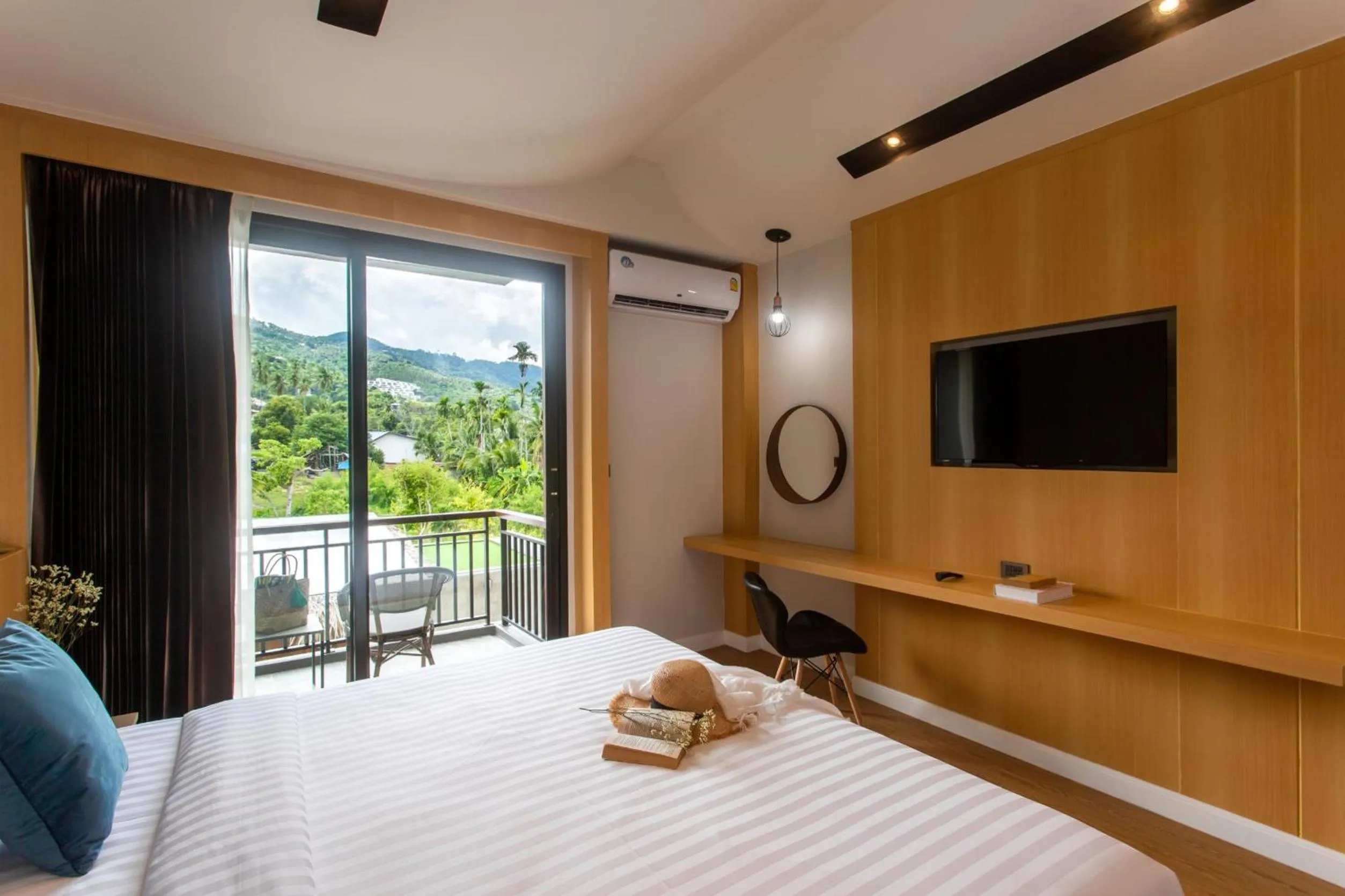 Bed in The Canale Samui Resort