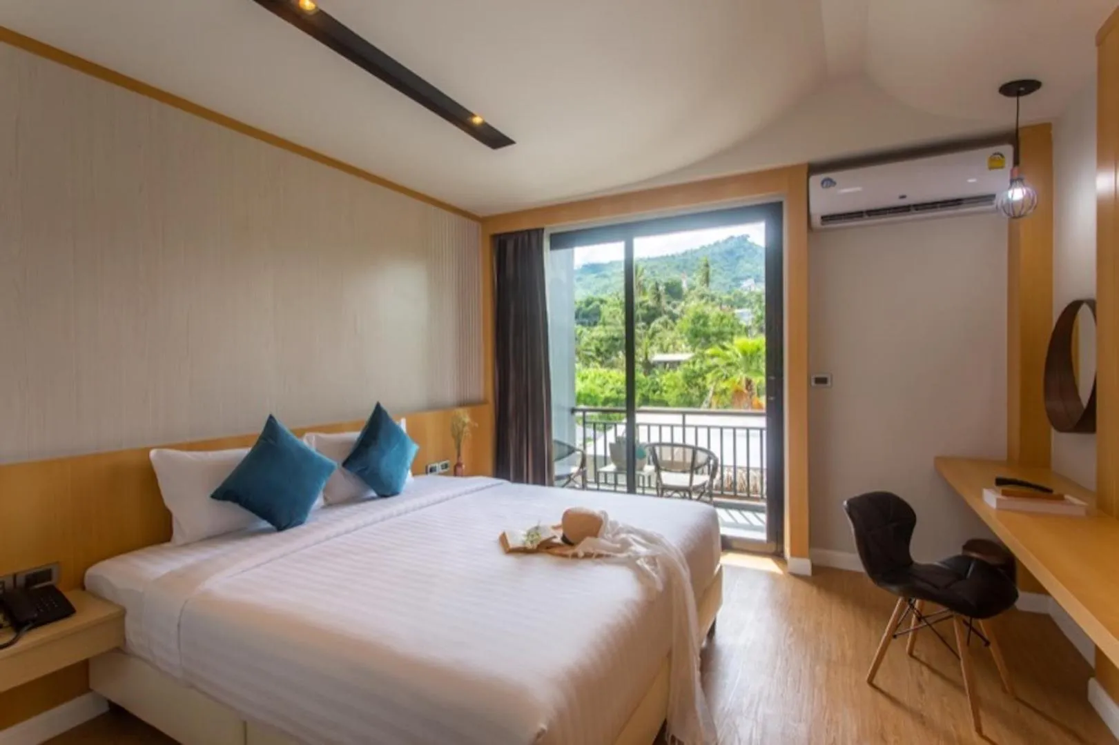 Bed in The Canale Samui Resort