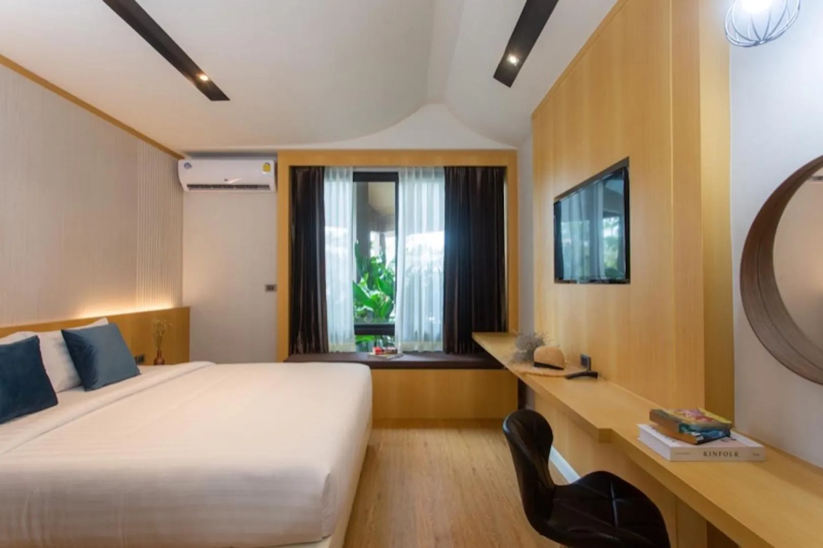 Bed in The Canale Samui Resort