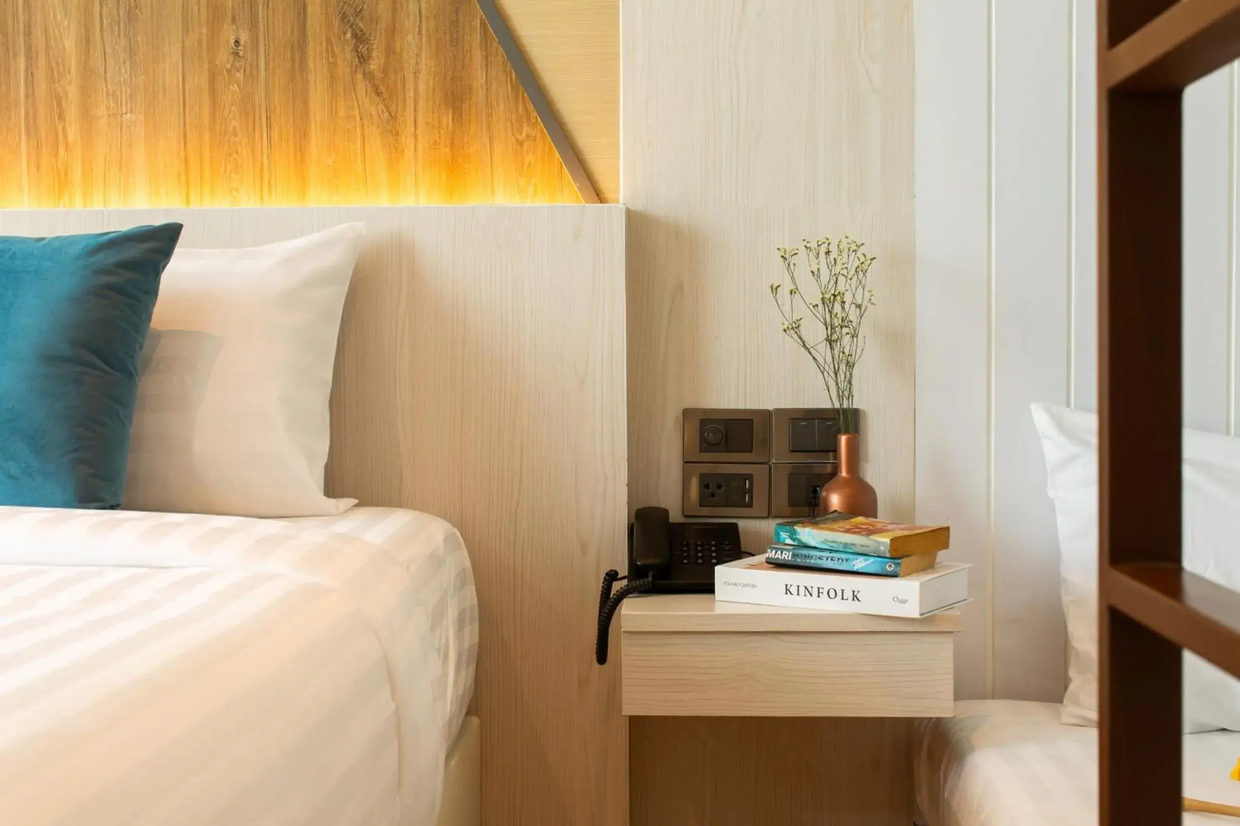 Bed in The Canale Samui Resort Bed in The Canale Samui Resort