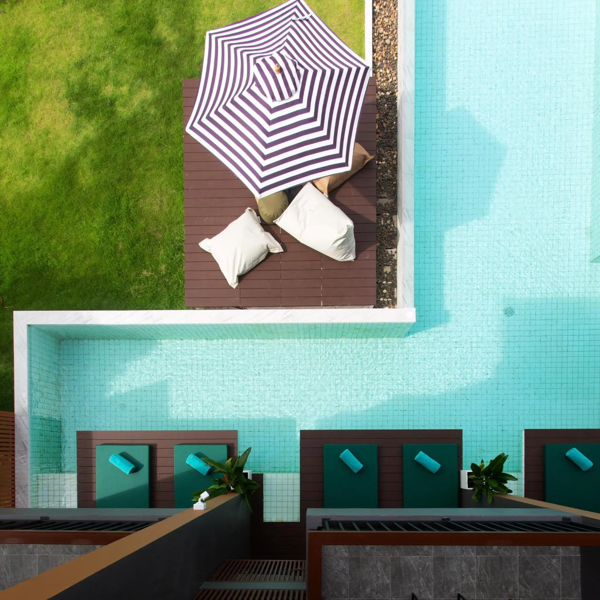 Pool view in The Canale Samui Resort