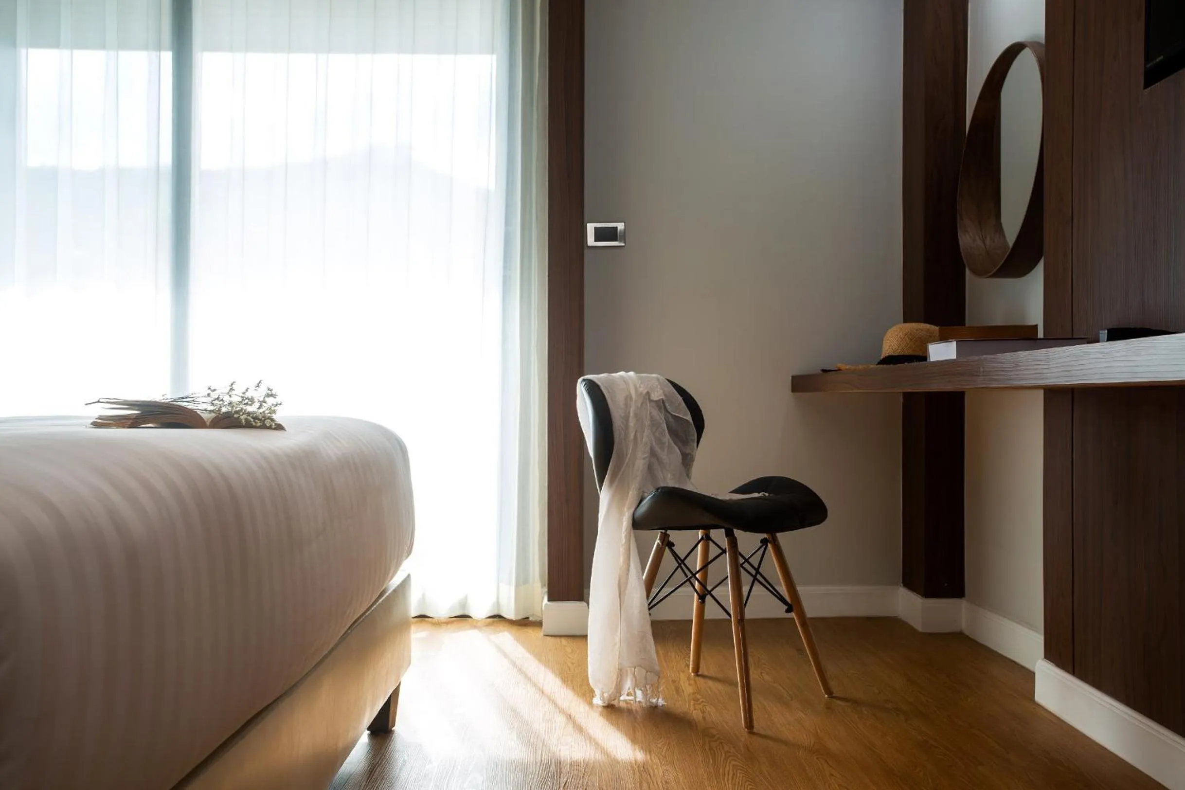 Bed in The Canale Samui Resort