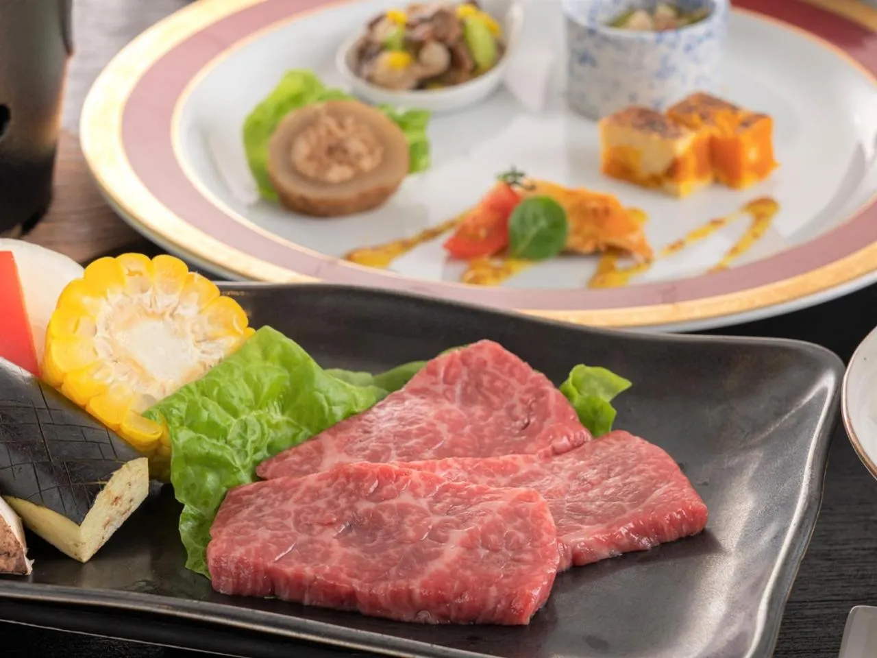 Food in Apikogen Mori no Hotel