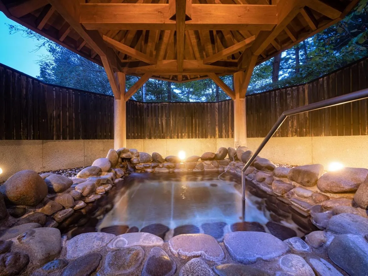 Open Air Bath in Apikogen Mori no Hotel