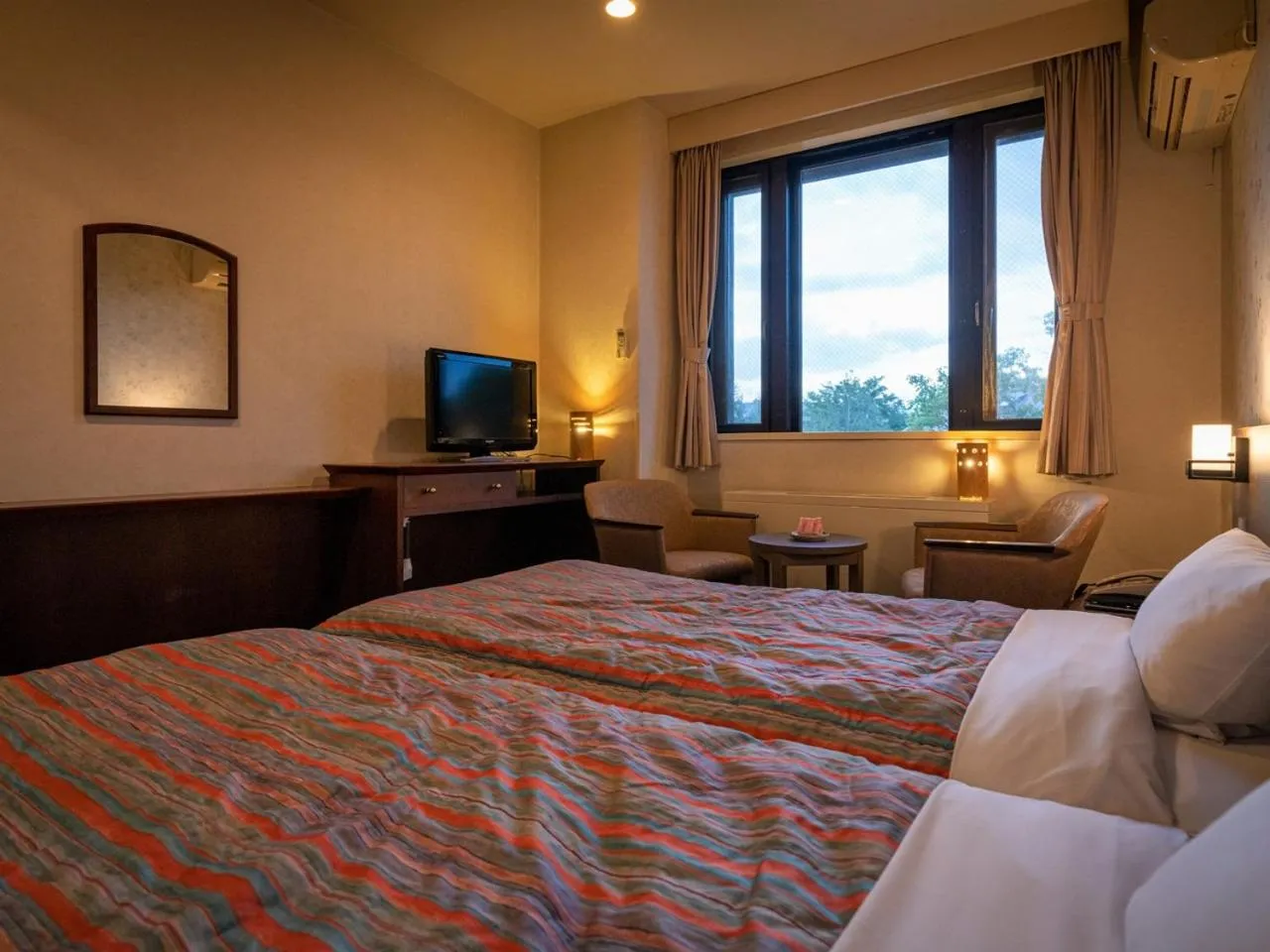 Bed in Apikogen Mori no Hotel