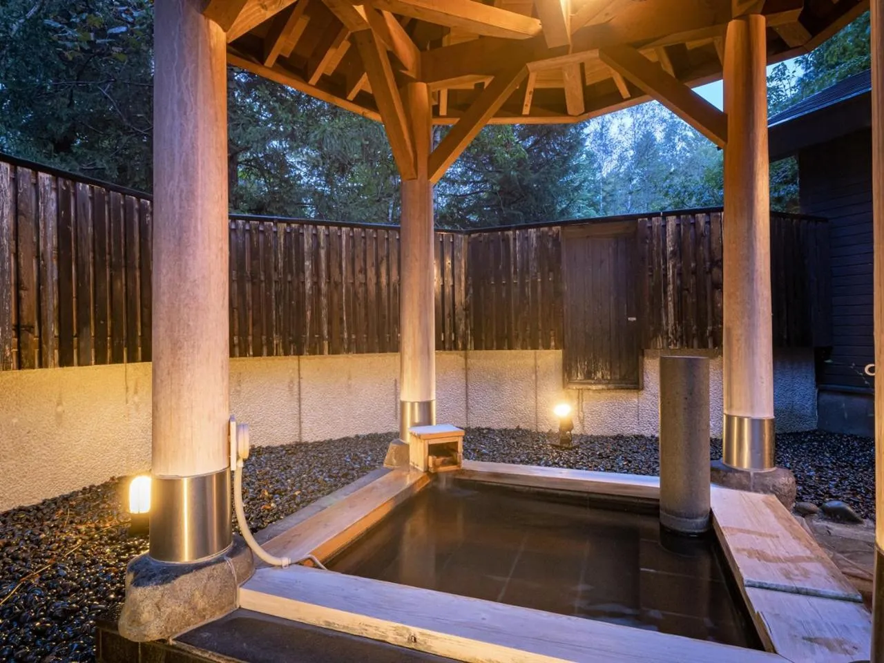Open Air Bath in Apikogen Mori no Hotel