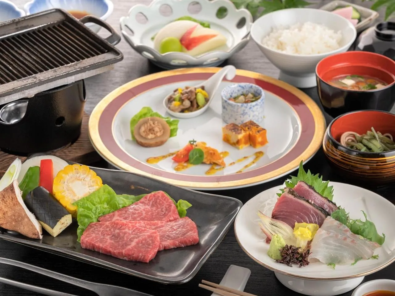 Food in Apikogen Mori no Hotel