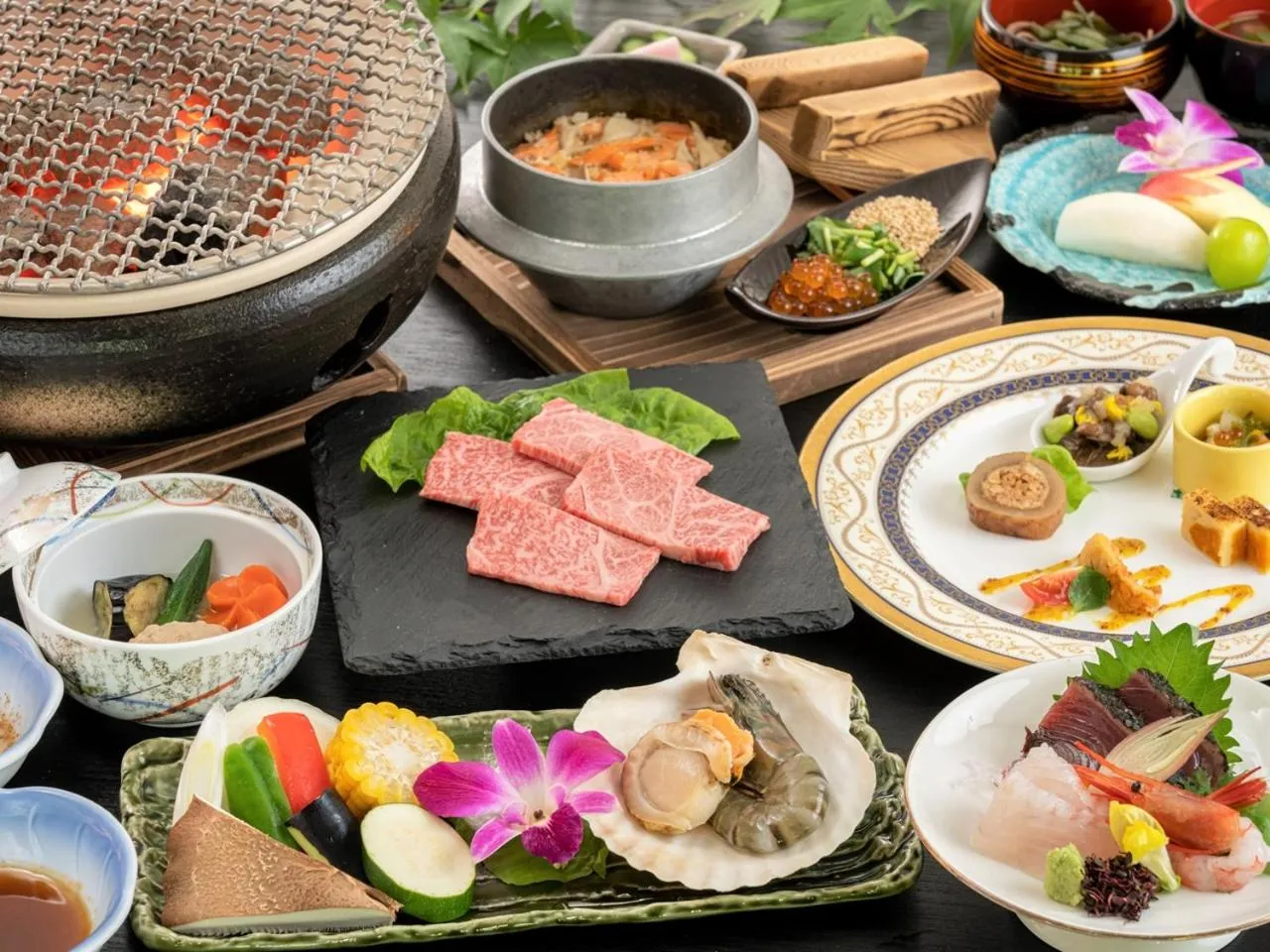 Food in Apikogen Mori no Hotel