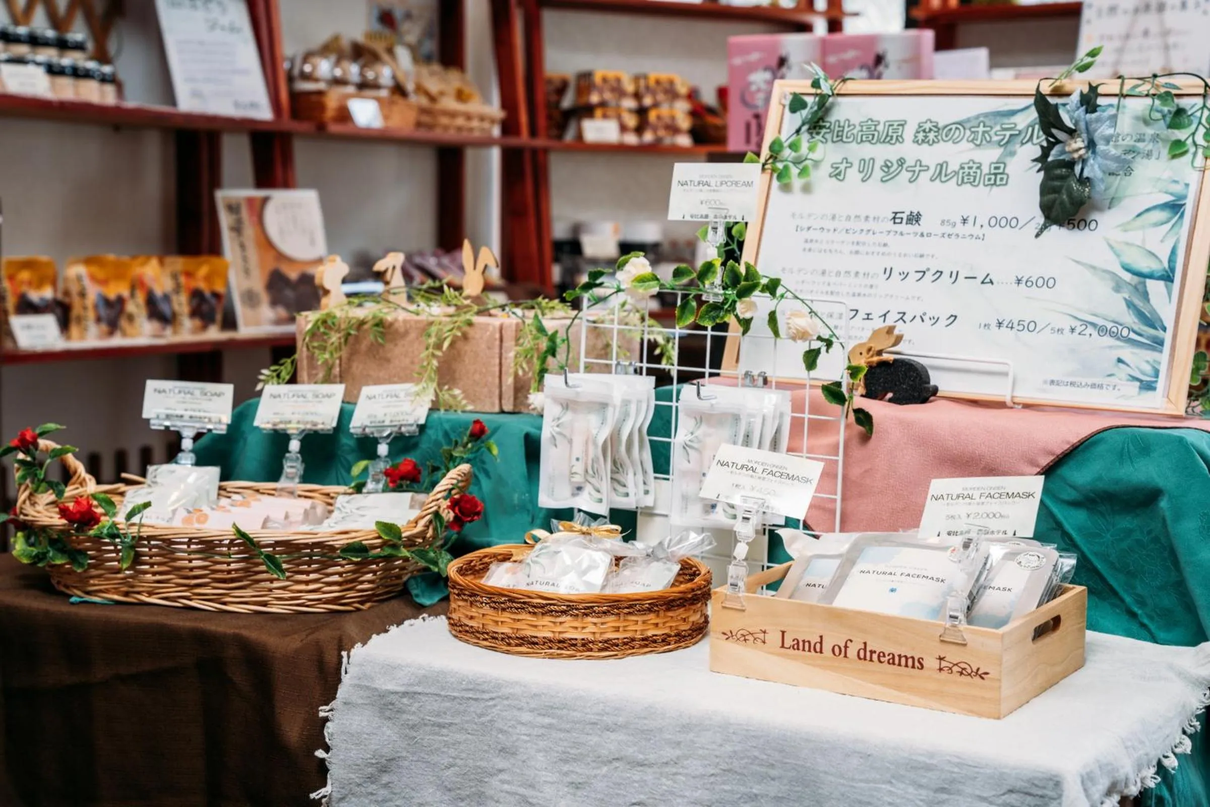 Area and facilities in Apikogen Mori no Hotel