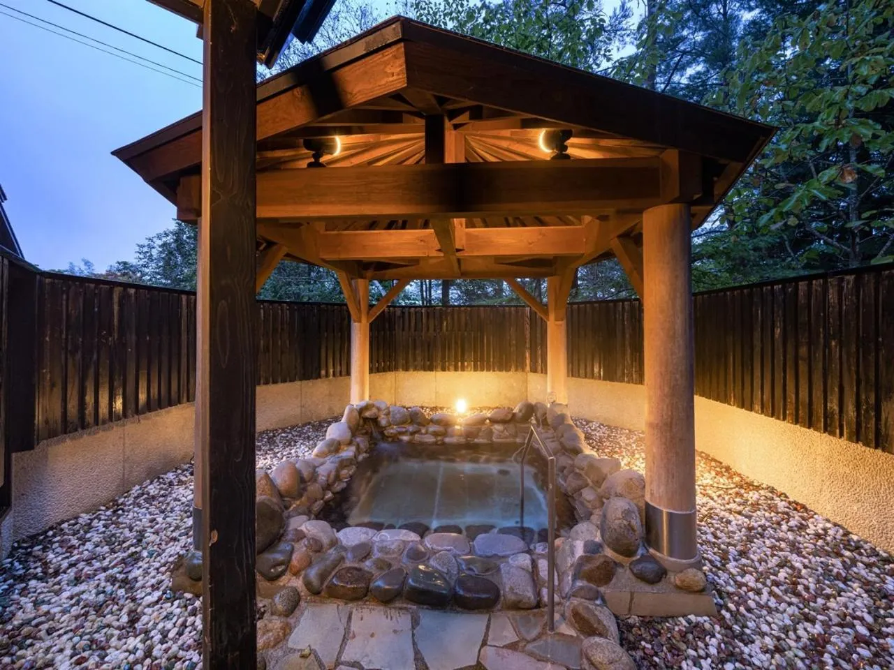 Open Air Bath in Apikogen Mori no Hotel