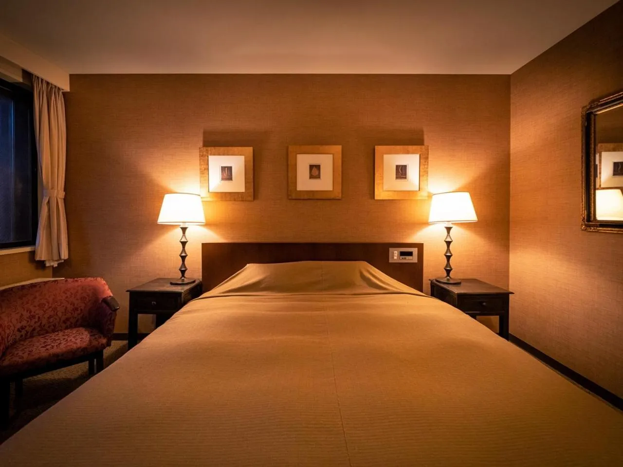 Bed in Apikogen Mori no Hotel