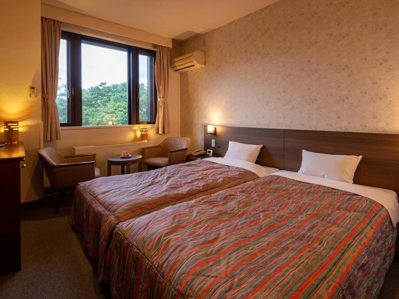 Bed in Apikogen Mori no Hotel