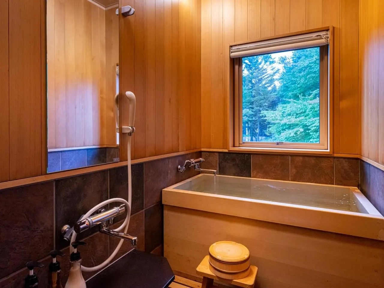 Shower in Apikogen Mori no Hotel