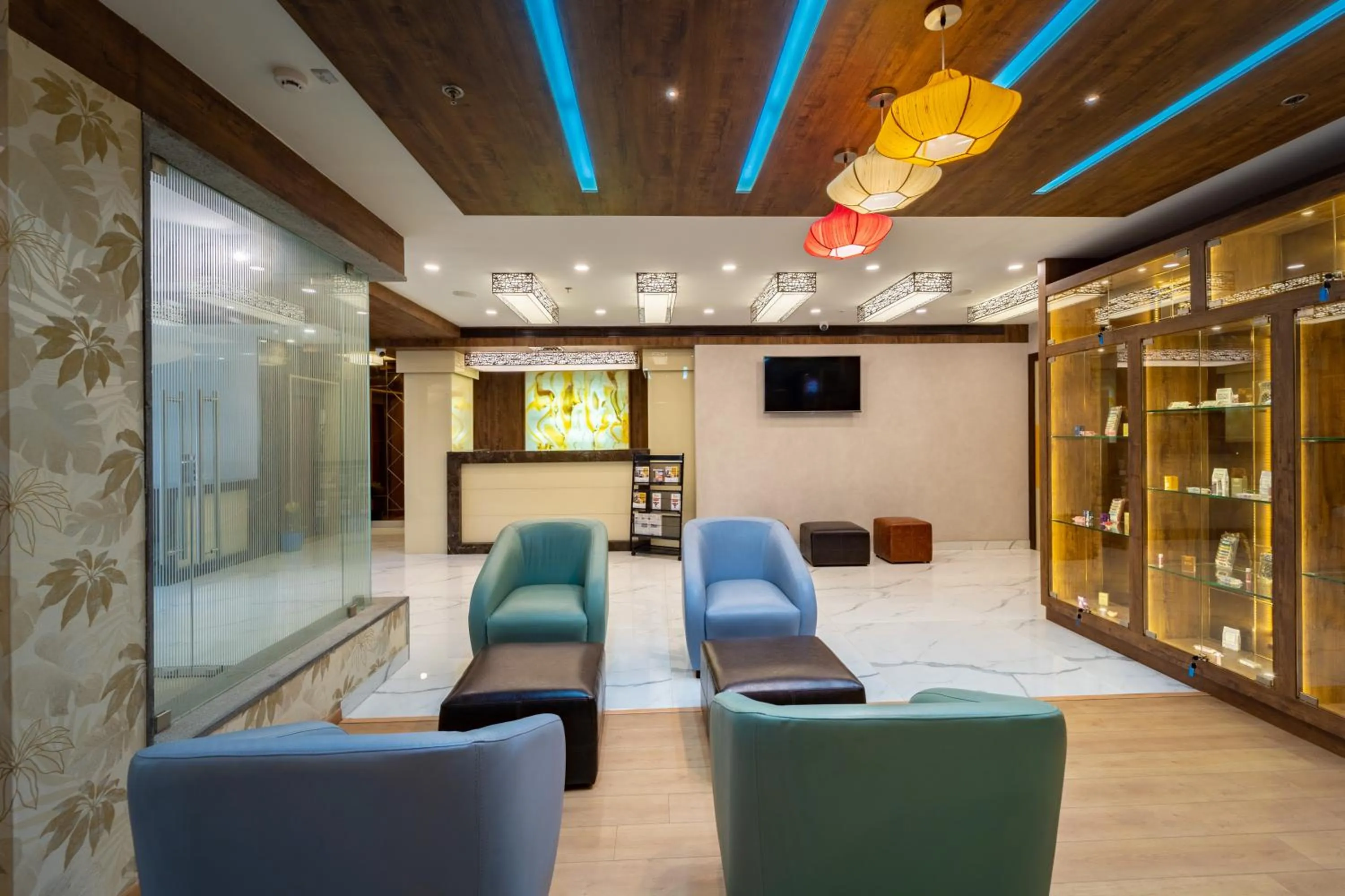 Lobby or reception in La Grrande Malar - The Boutique Hotel Pondicherry