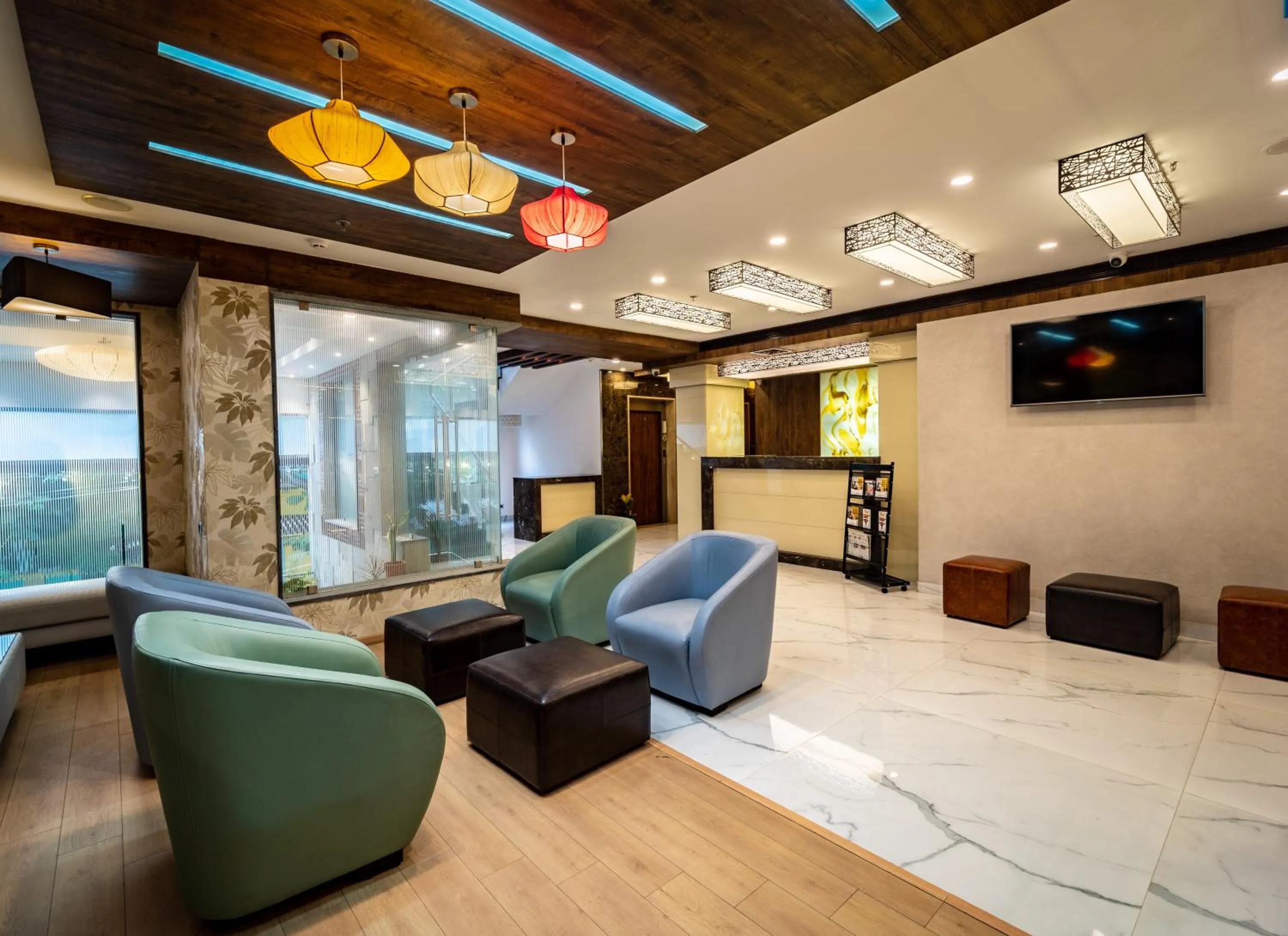 Lobby or reception in La Grrande Malar - The Boutique Hotel Pondicherry