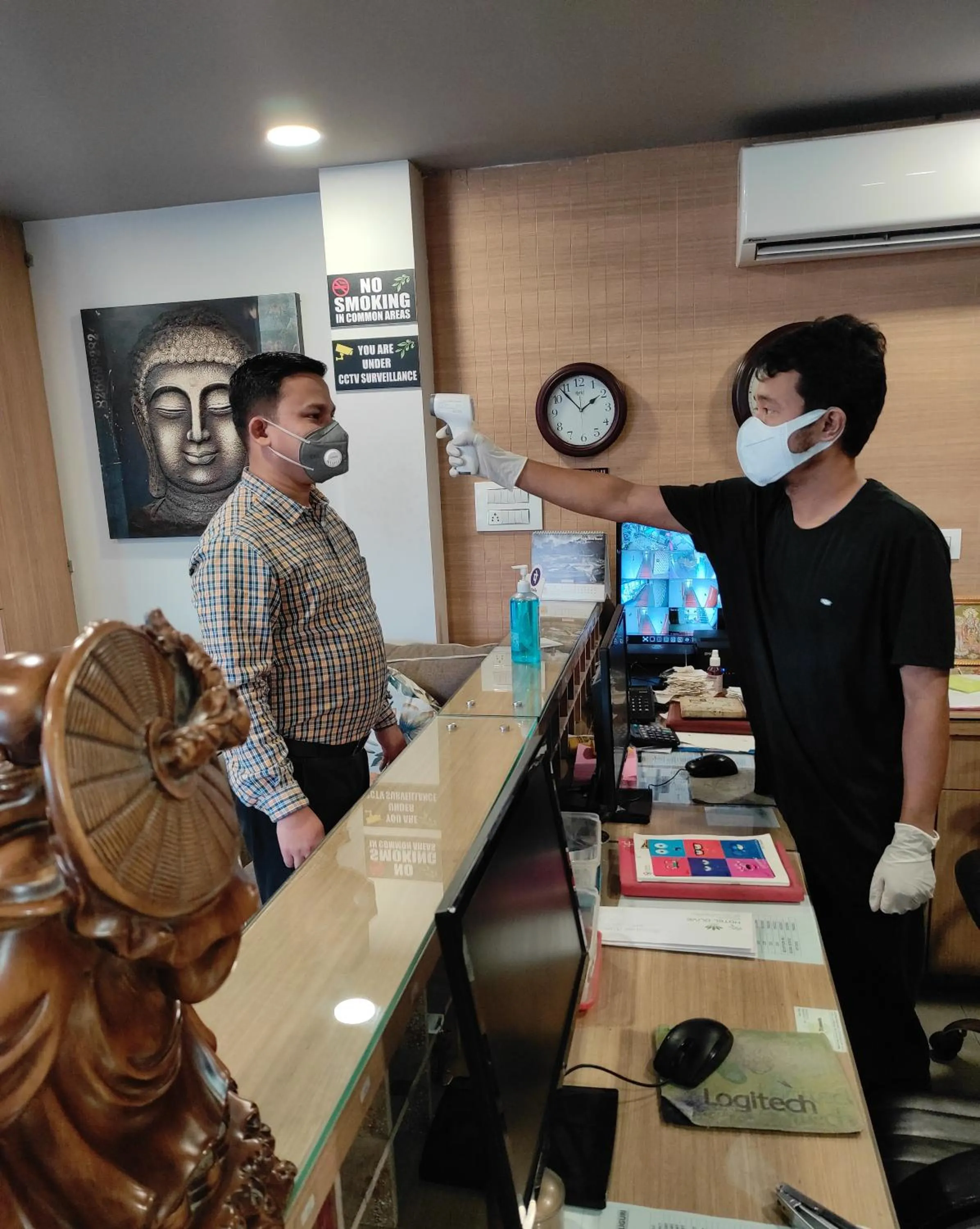 Lobby or reception in VIPs Hotel Olive