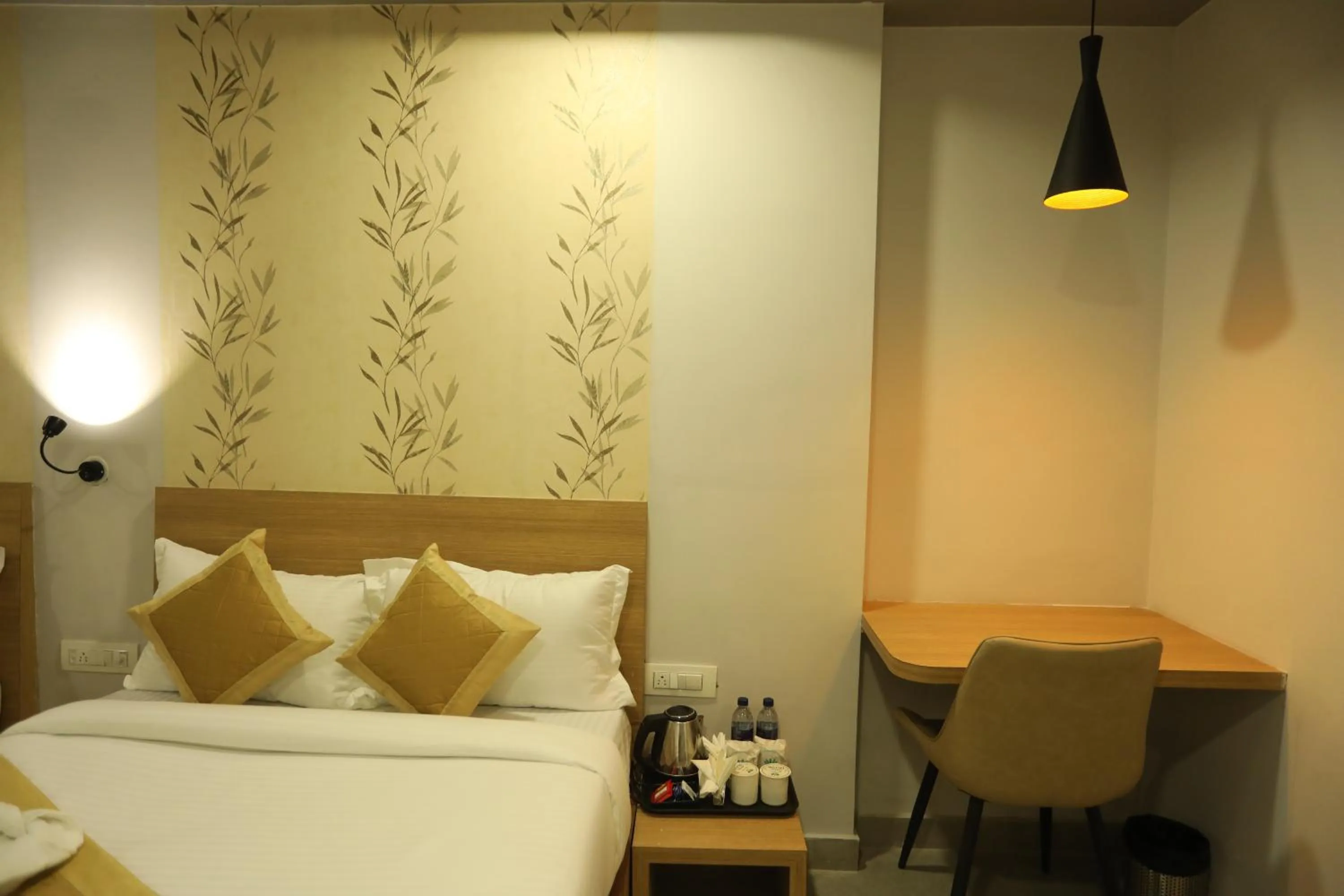 Bed in VIPs Hotel Olive