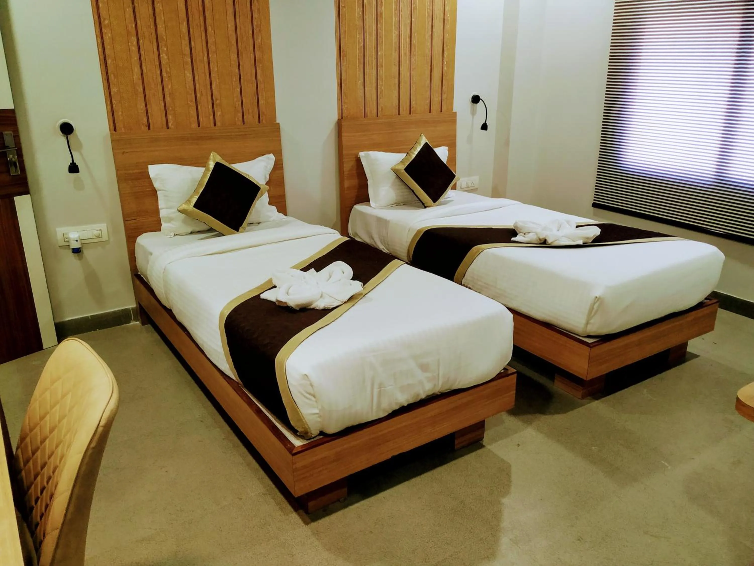 Bed in VIPs Hotel Olive