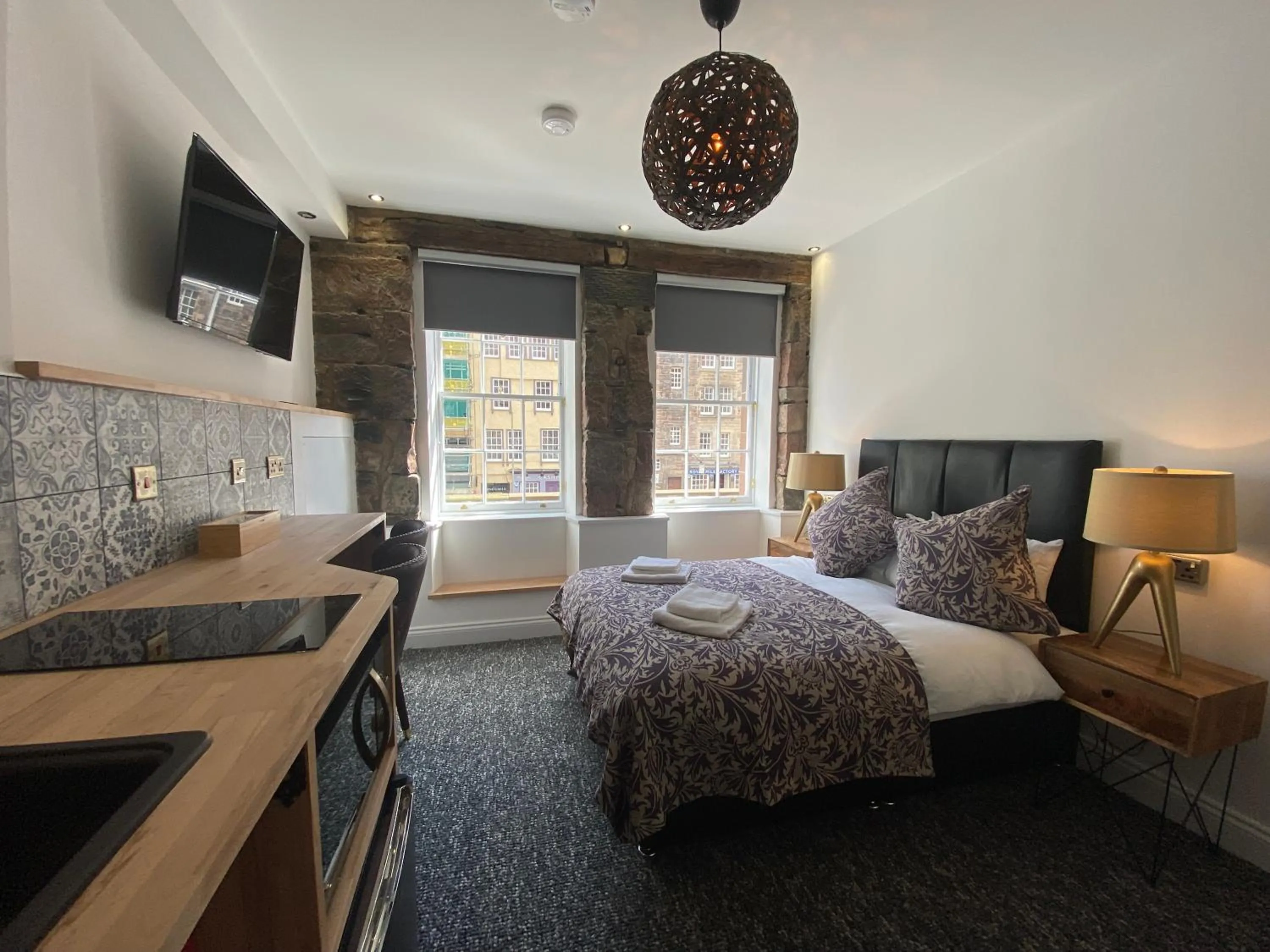 Photo of the whole room, Bed in Royal Mile Romance by Edinburgh Heritage Collection