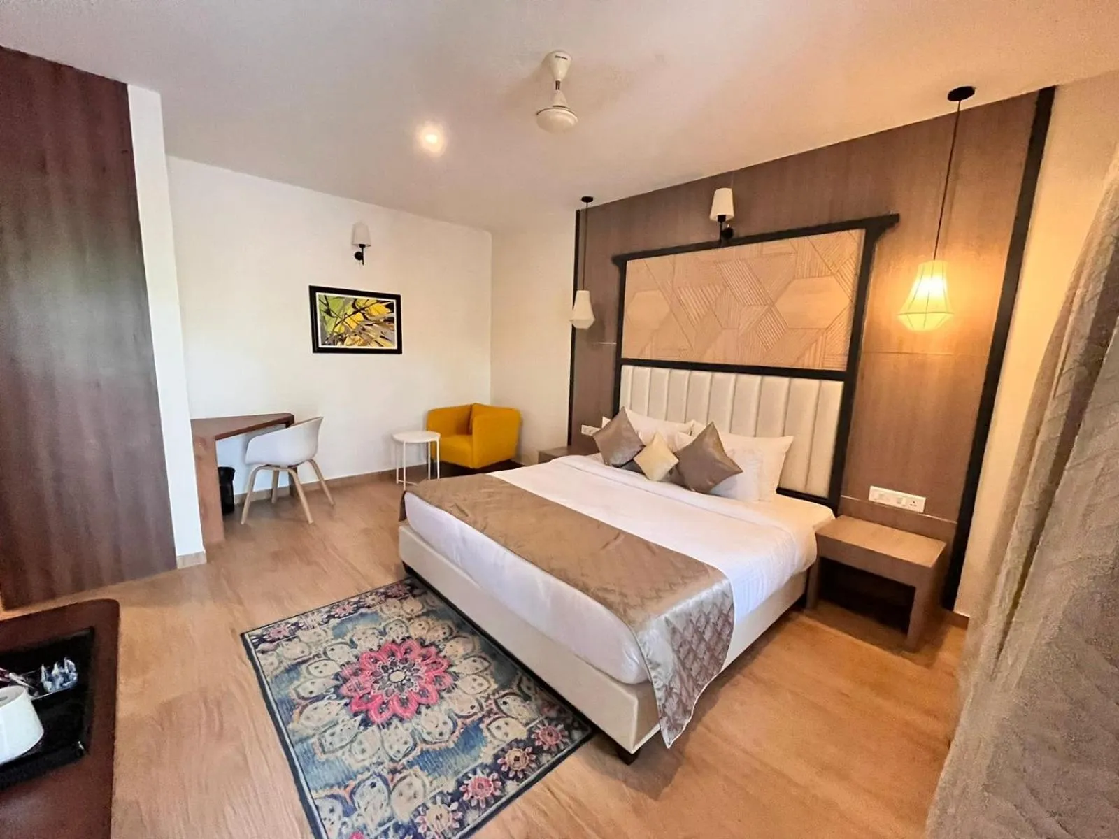 Photo of the whole room, Bed in Pushpam Sanskruti Resort Karjat